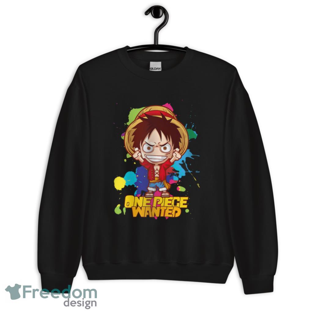 Monkey D. Luffy Straw Hat Luffy Custom Anime One Piece Chibi T Shirt