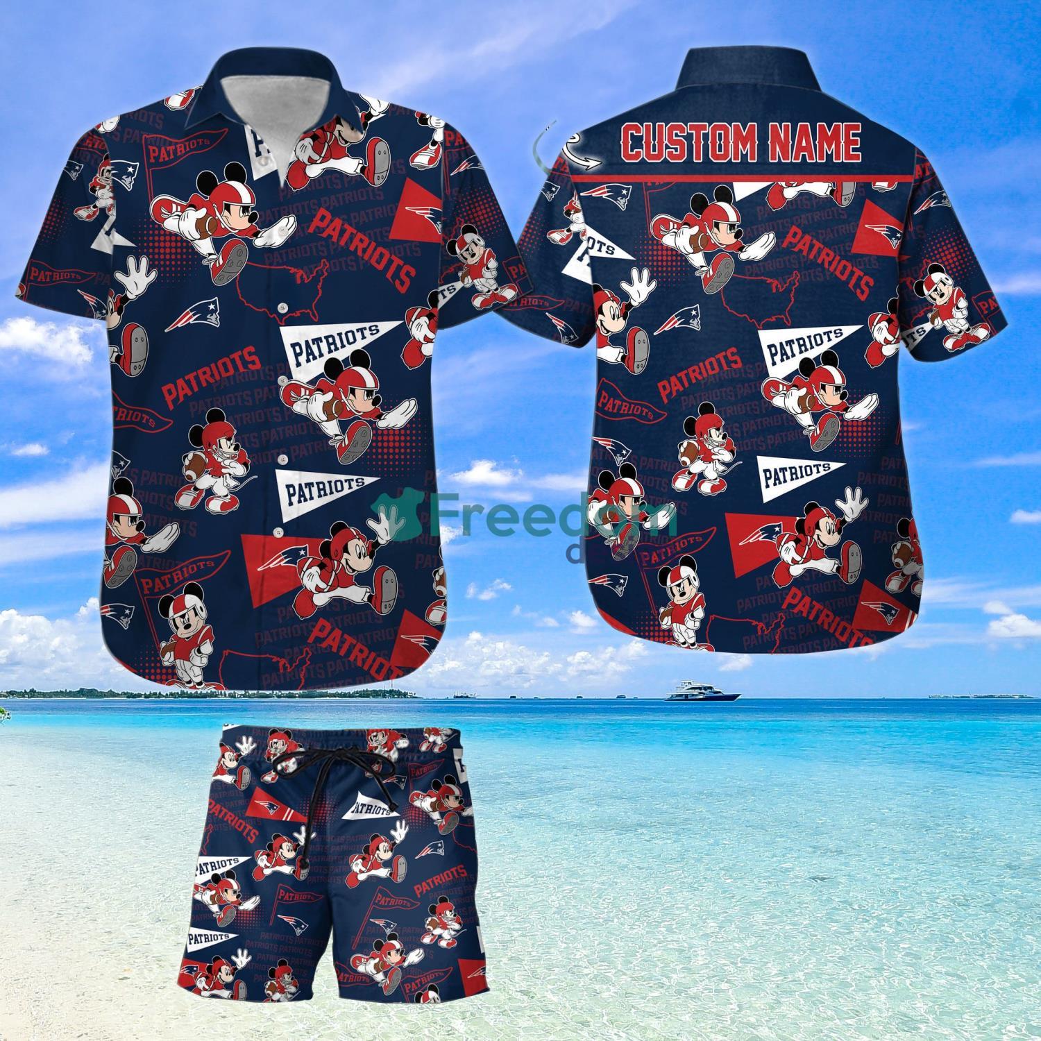 Beach Limited Edition New England Patriots Hawaiian Shirt