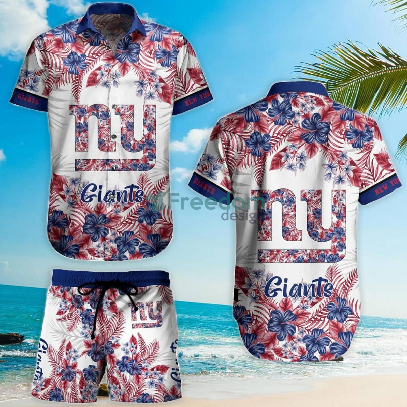 New York Giants Football NFL Baby Yoda Lover Hawaiian Shirt And