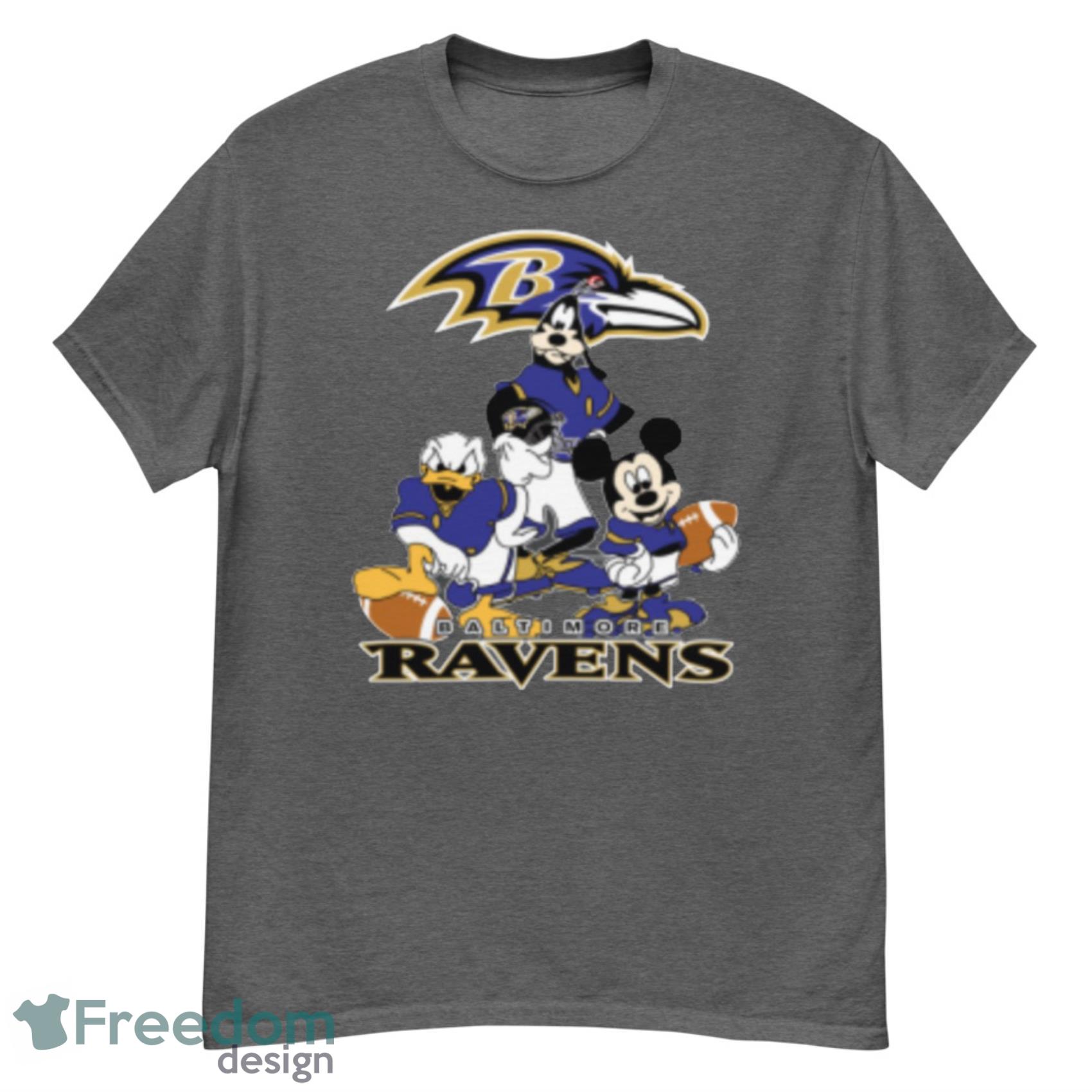 Baltimore Ravens Mickey Mouse Super Bowl Football Shirt - High