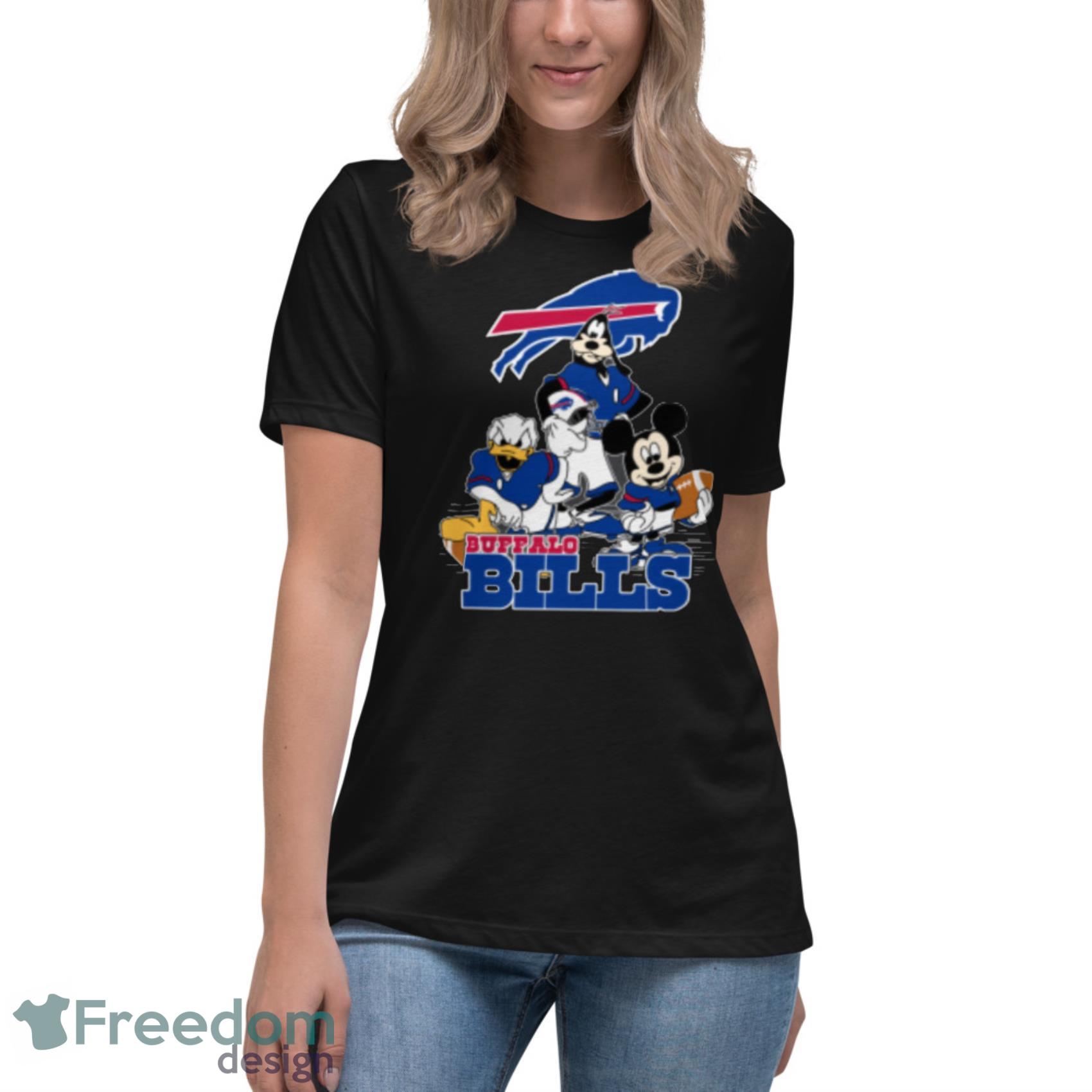 NFL Buffalo Bills Mickey Mouse Donald Duck Goofy Football Shirt T-Shirt -  Freedomdesign