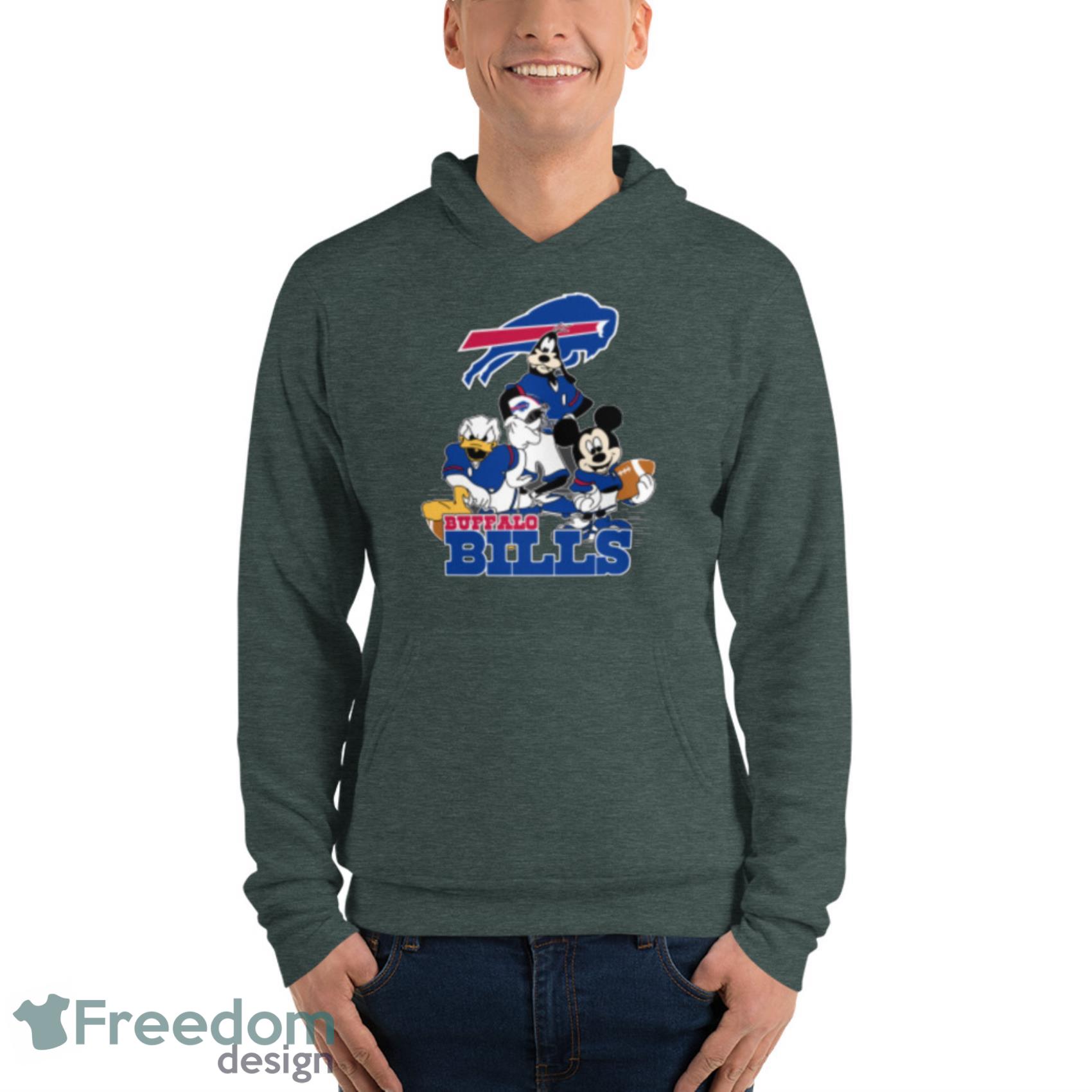 NFL Buffalo Bills Mickey Mouse Donald Duck Goofy Football Shirt T-Shirt -  Freedomdesign