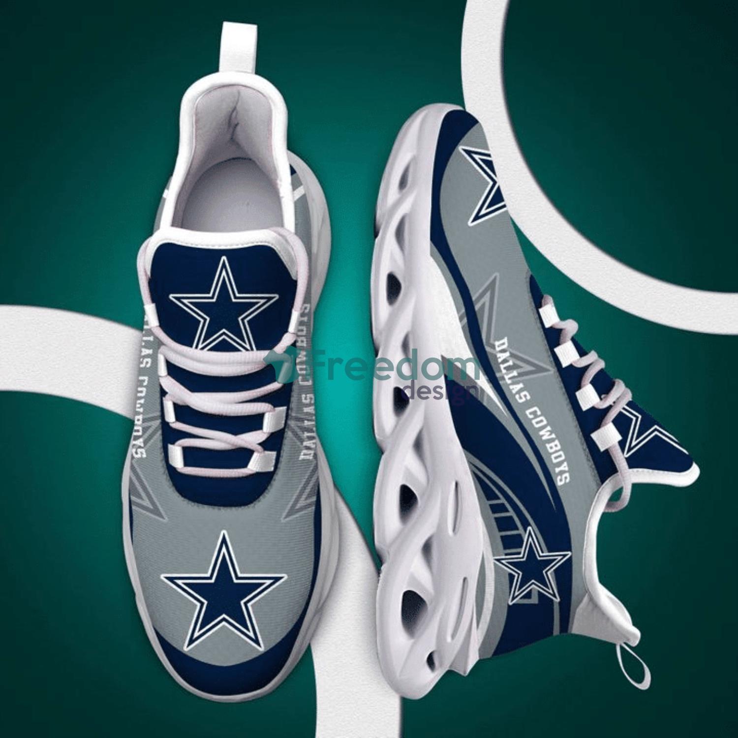 Dallas Cowboys NFL 3D Clunky Max Soul Shoes - Freedomdesign