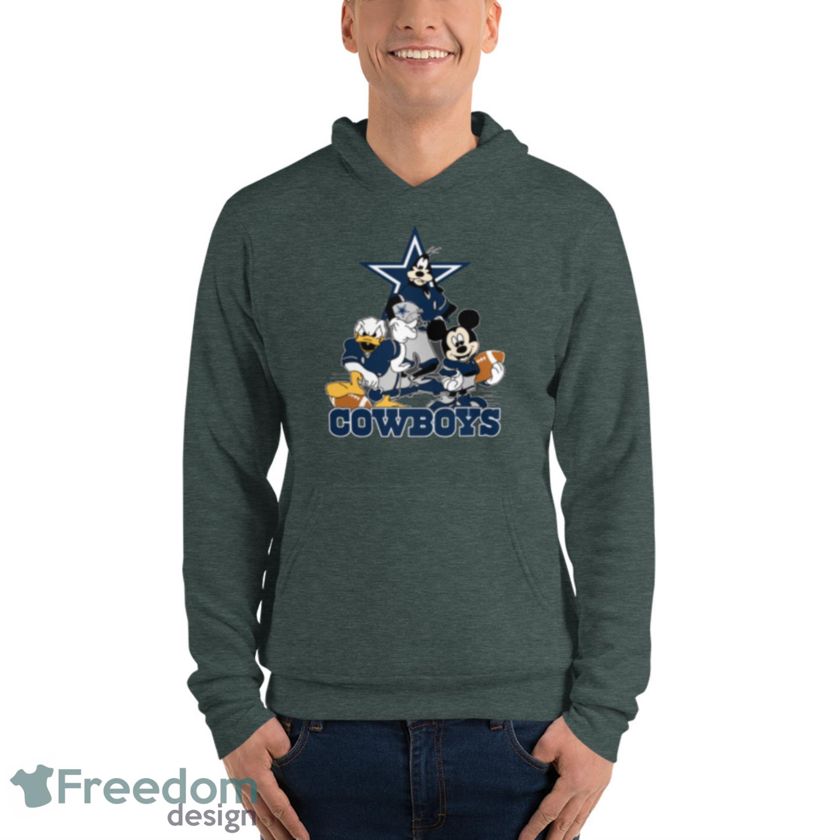 Personalized Cowboys Sweater Men Mickey Goofy Donald Cowboys Gift