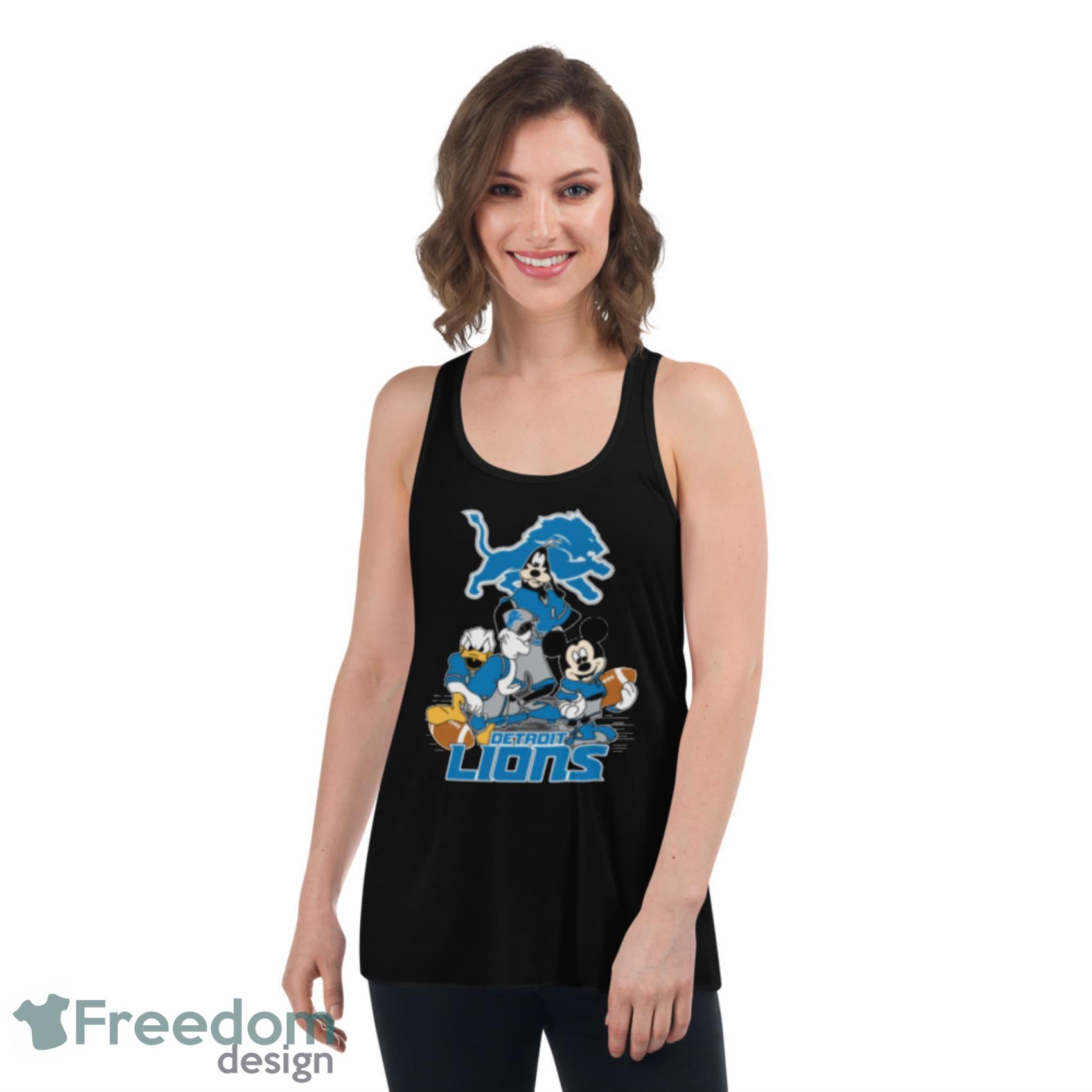 Mickey Donald Goofy The Three Detroit Lions Football T-Shirt - T-shirts Low  Price