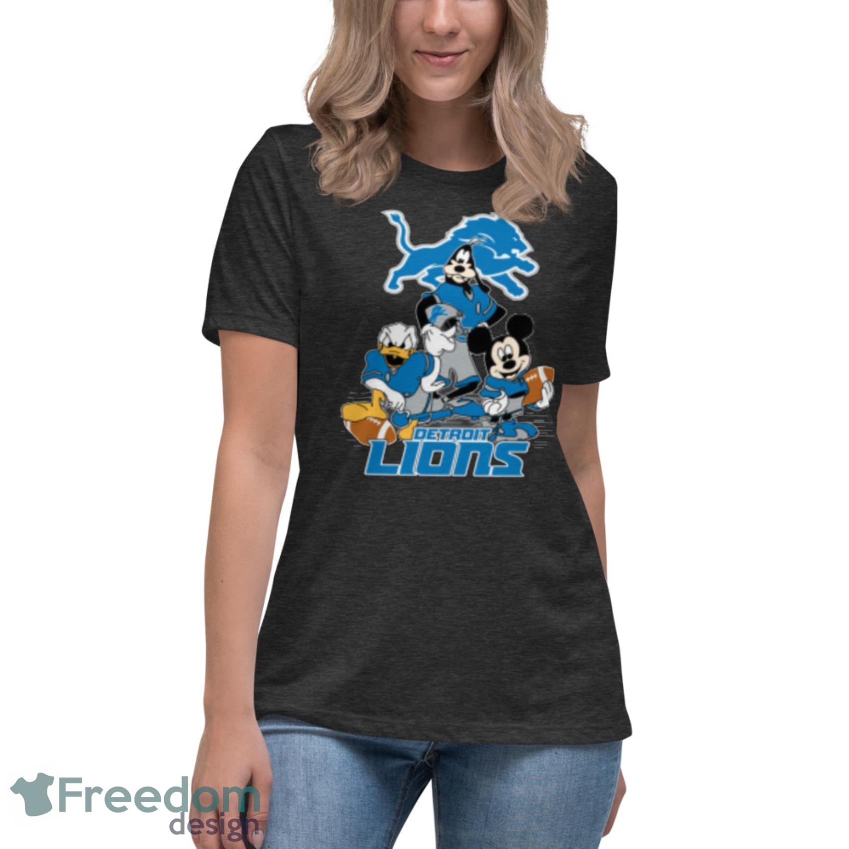 Detroit Lions: Mickey Mouse Disney T-Shirt - TeeNaviSport