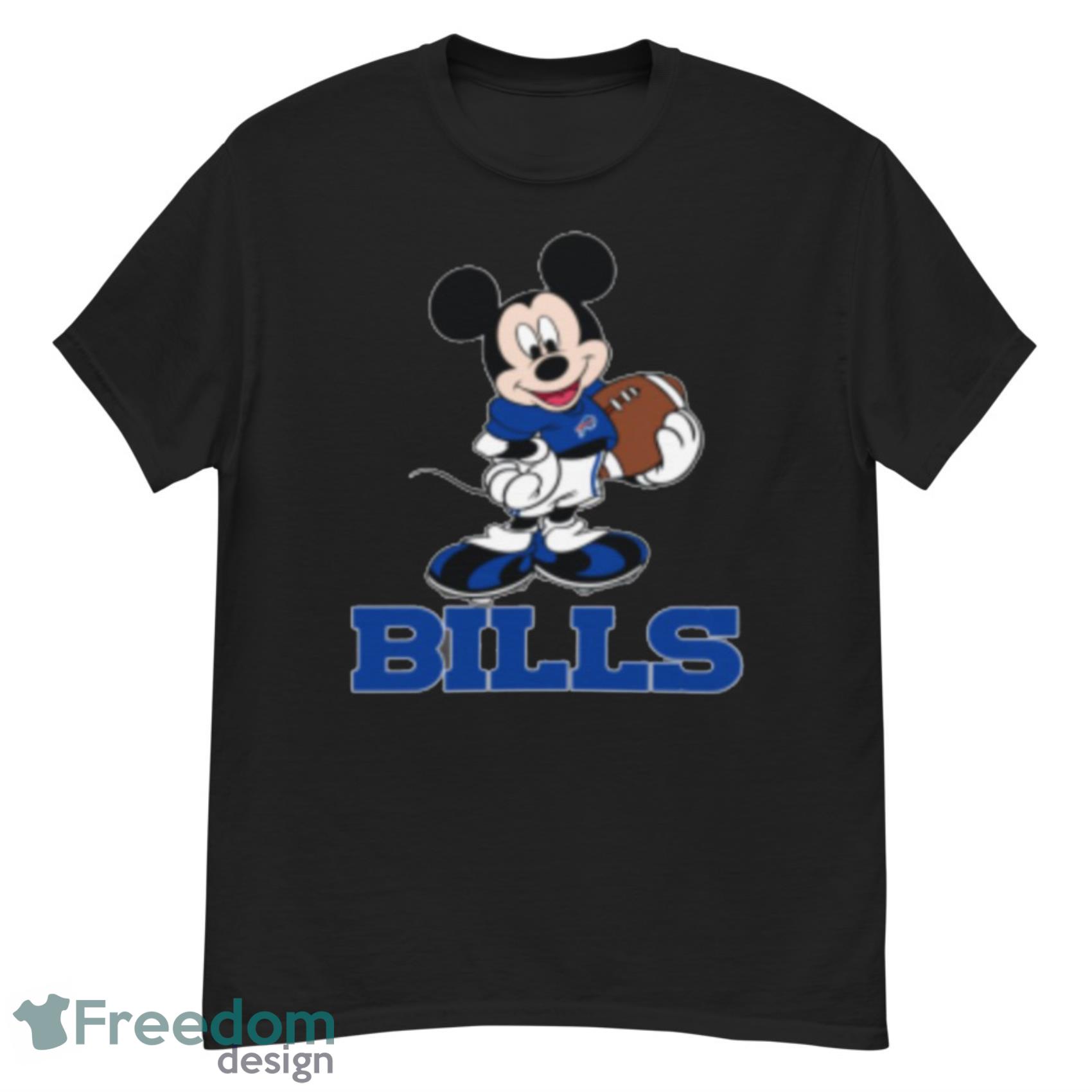 NFL Football Buffalo Bills Cheerful Mickey Mouse Shirt Youth Sweatshirt