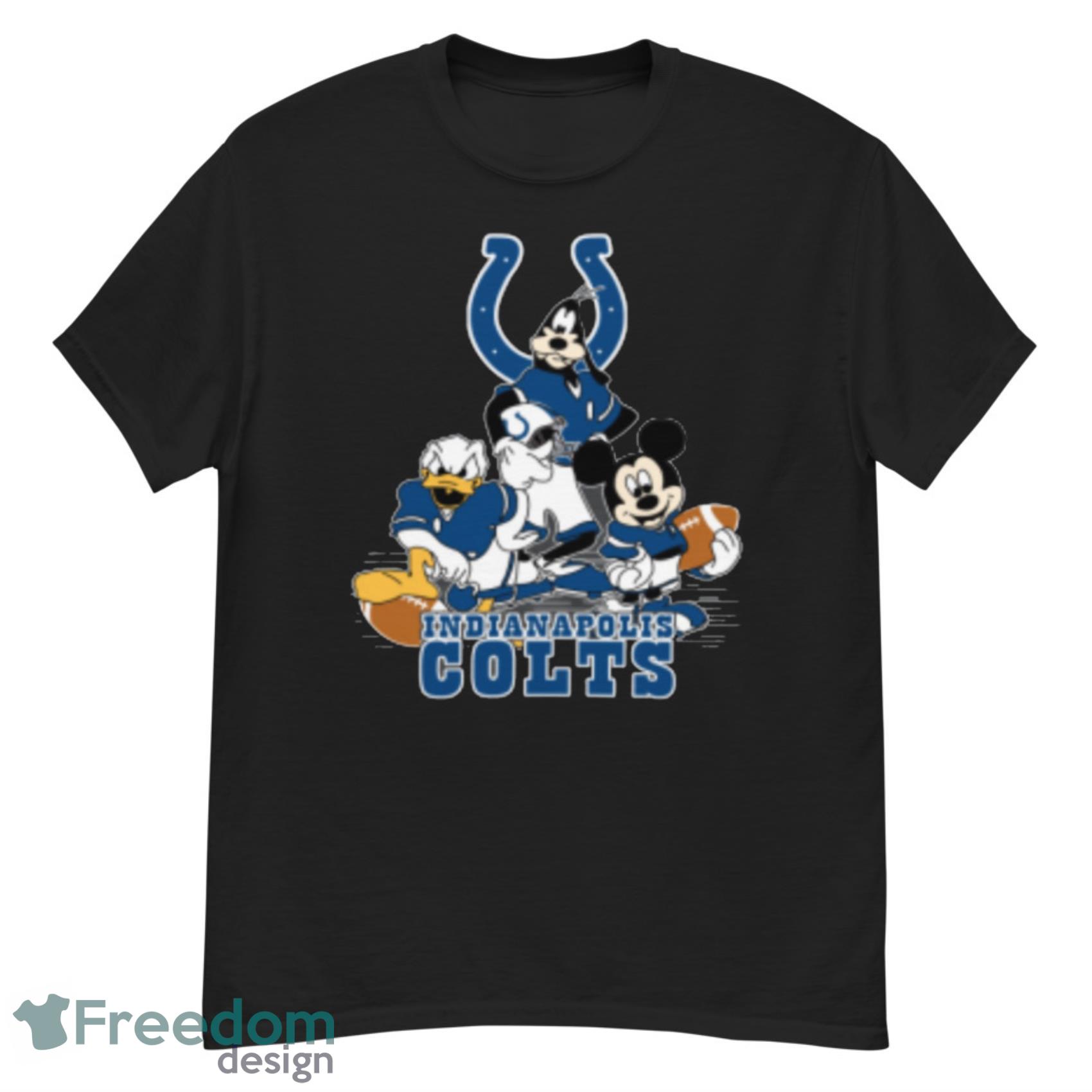 NEW FASHION 2023 Indianapolis Colts T-shirt Graphic Cartoon player