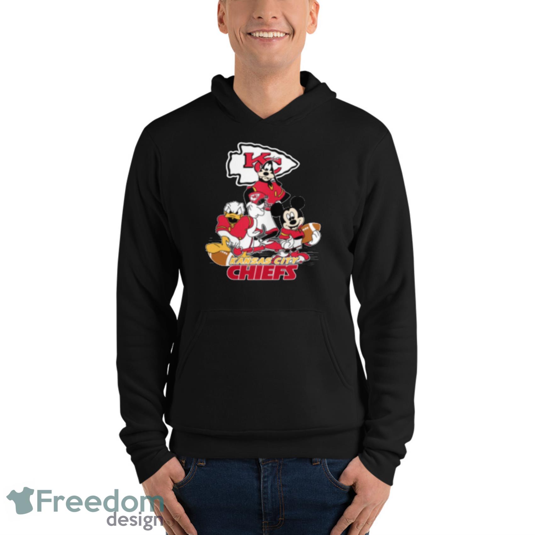 Kansas City Chiefs Mickey Mouse Donald Duck Goofy Shirt - High