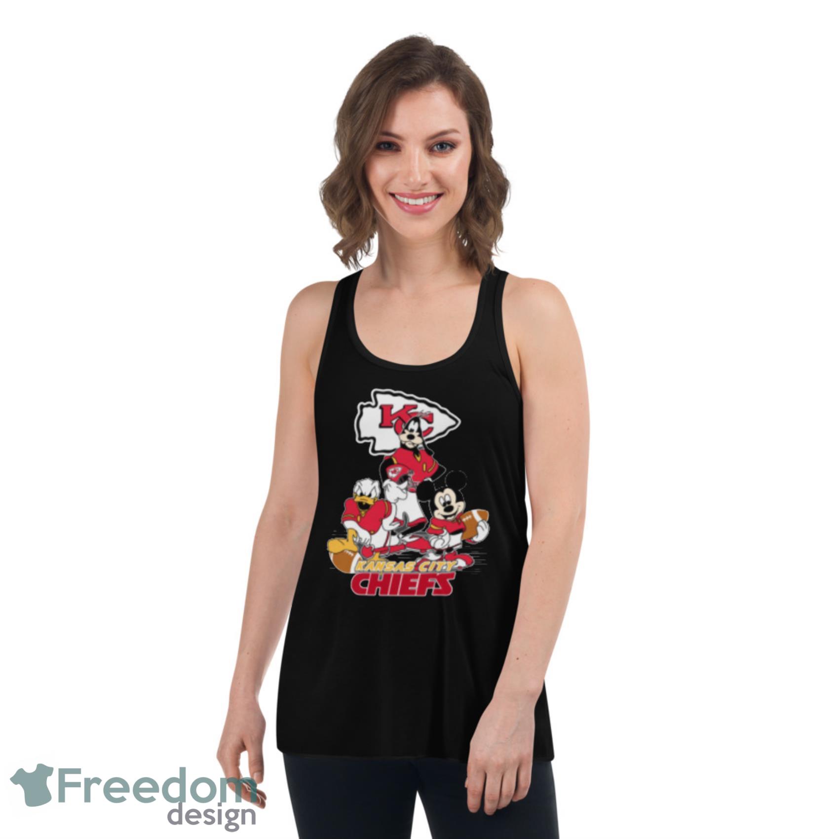 NFL Kansas City Chiefs Mickey Mouse Donald Duck Goofy Football Shirt T-Shirt  - Freedomdesign