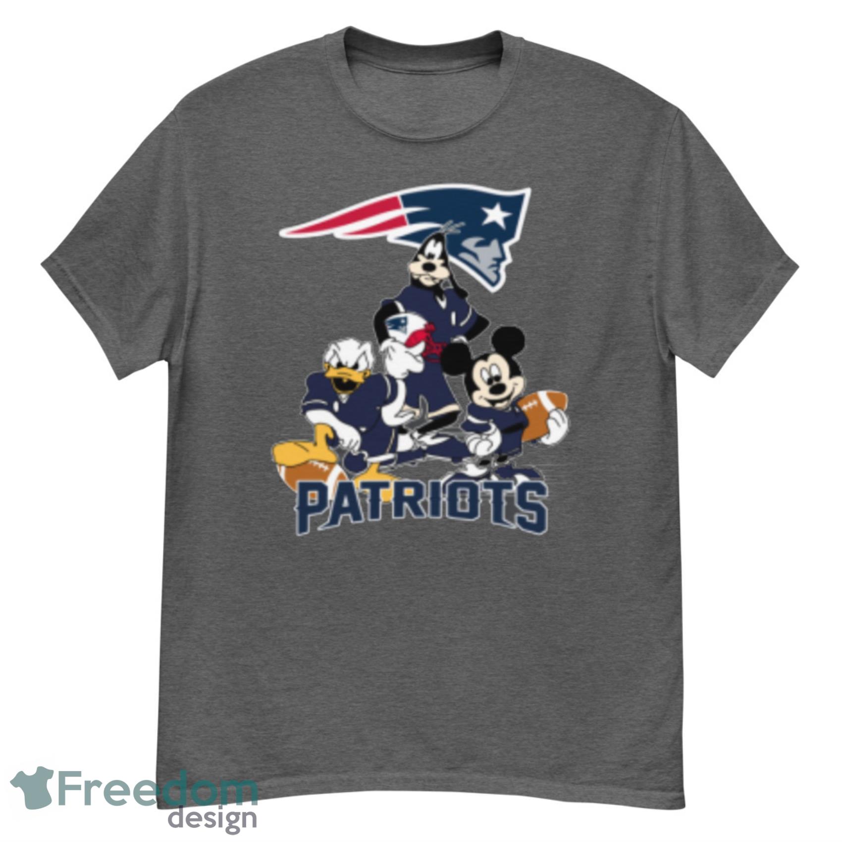 Mickey Goofy Donald Disney New England Patriots Football Gift