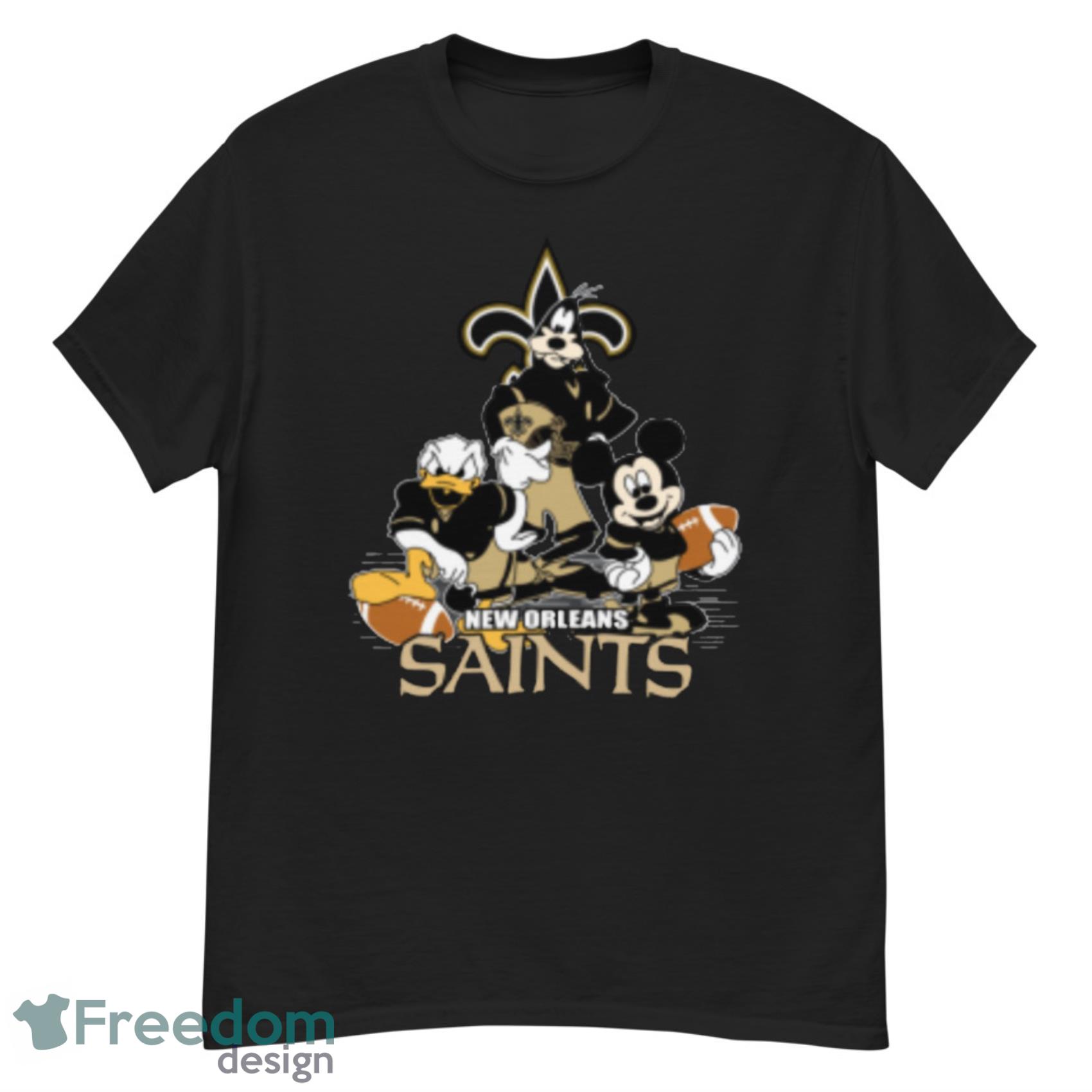 NFL New Orleans Saints Mickey Mouse Donald Duck Goofy Football