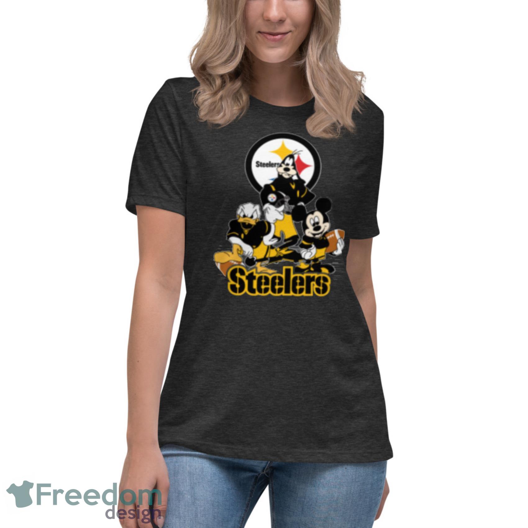 NFL Pittsburgh Steelers Mickey Mouse Disney Super Bowl Football T Shirt  Youth T-Shirt