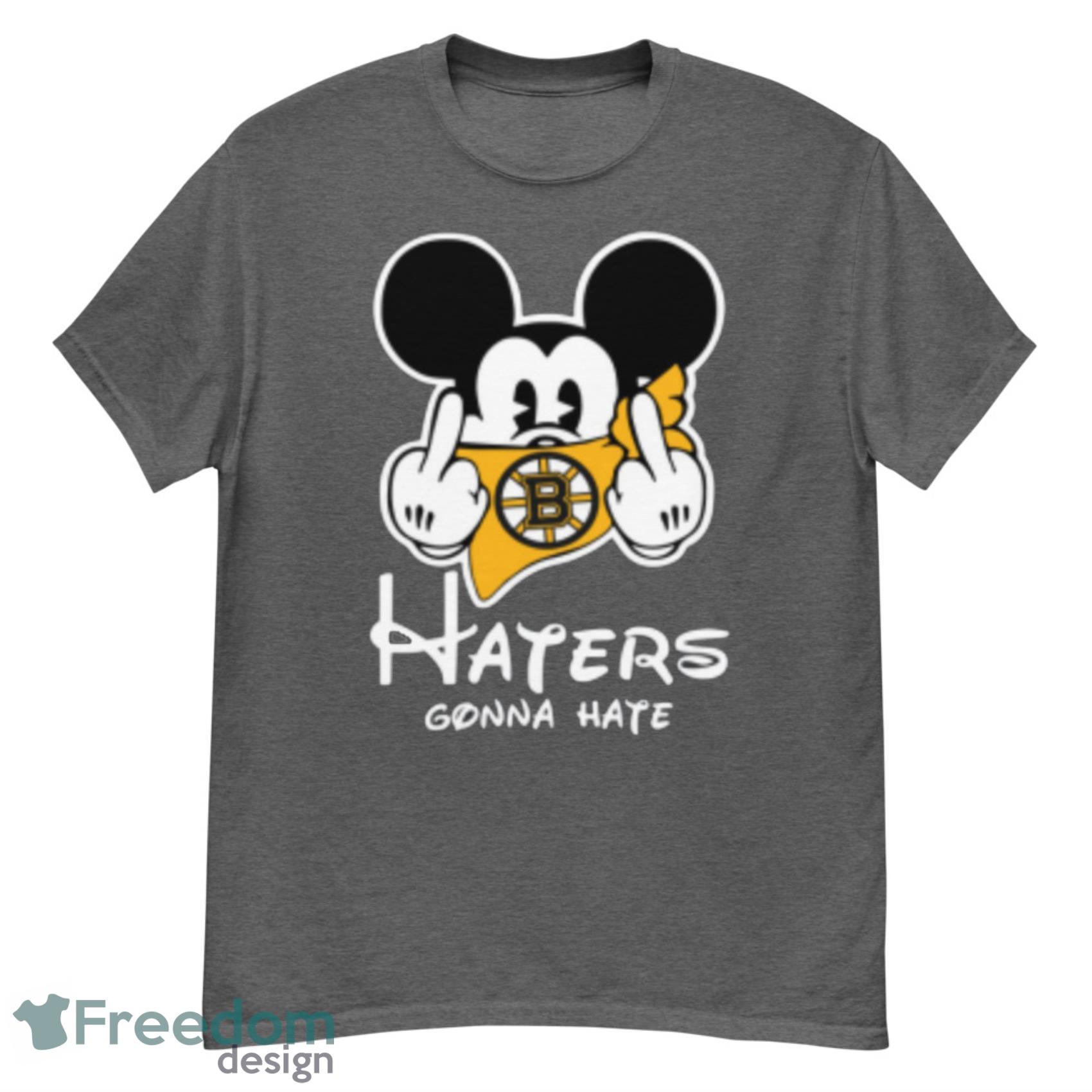 NHL Boston Bruins Mickey Mouse Disney Hockey T Shirt Women's T-Shirt