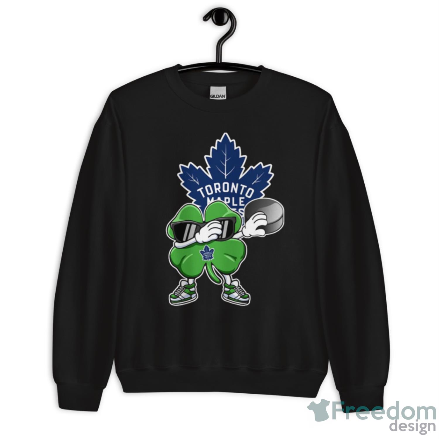 NHL Toronto Maple Leafs Hockey Dabbing Four Leaf Clover St. Patrick's Day  Shirt - Freedomdesign