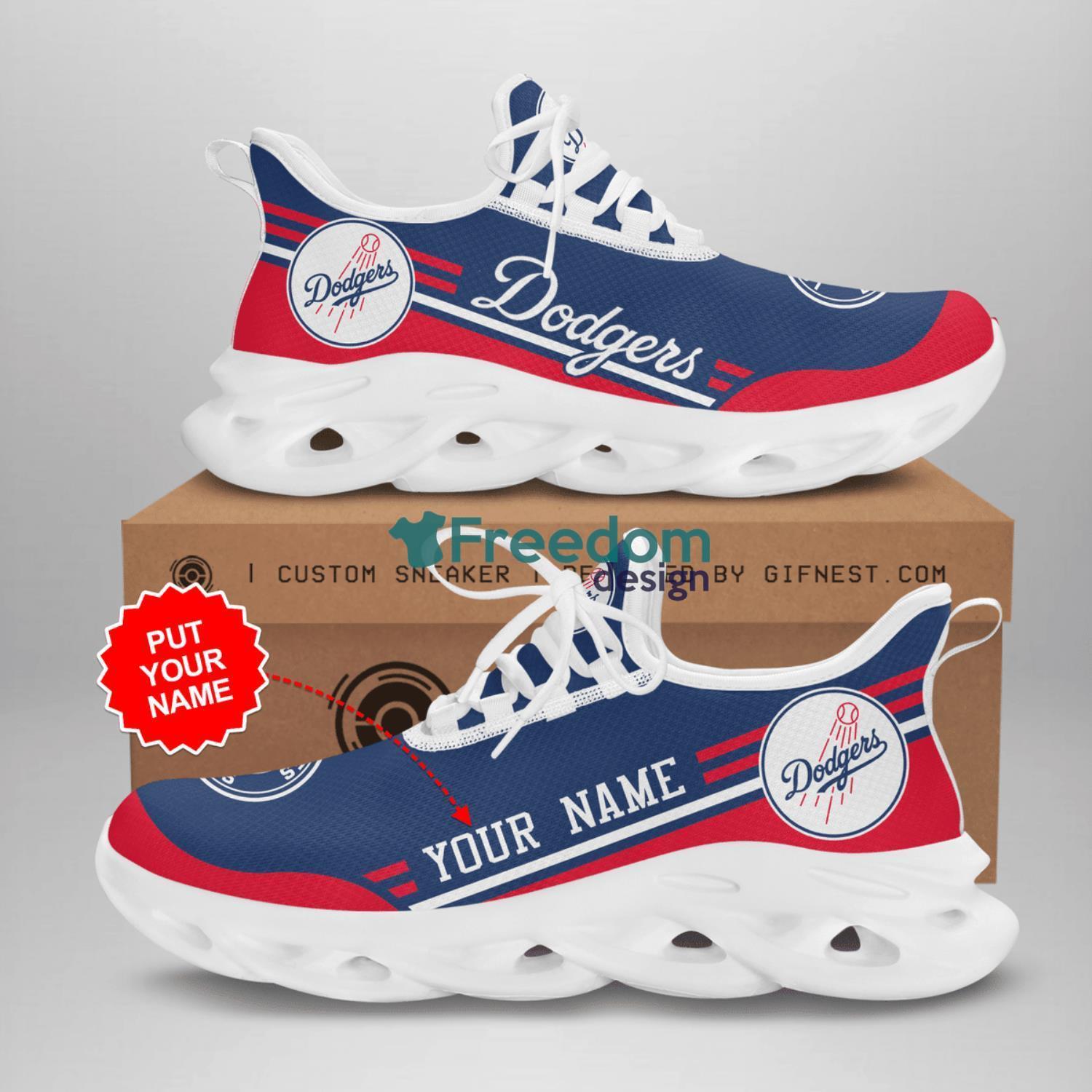 Los Angeles Dodgers Max Soul Snesker Running Shoes - Freedomdesign