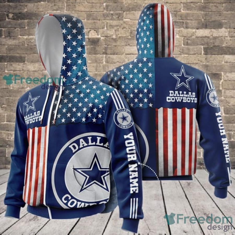 Personalized Name Dallas Cowboys 3D Hoodie Dallas Cowboys Fans Gift -  Freedomdesign