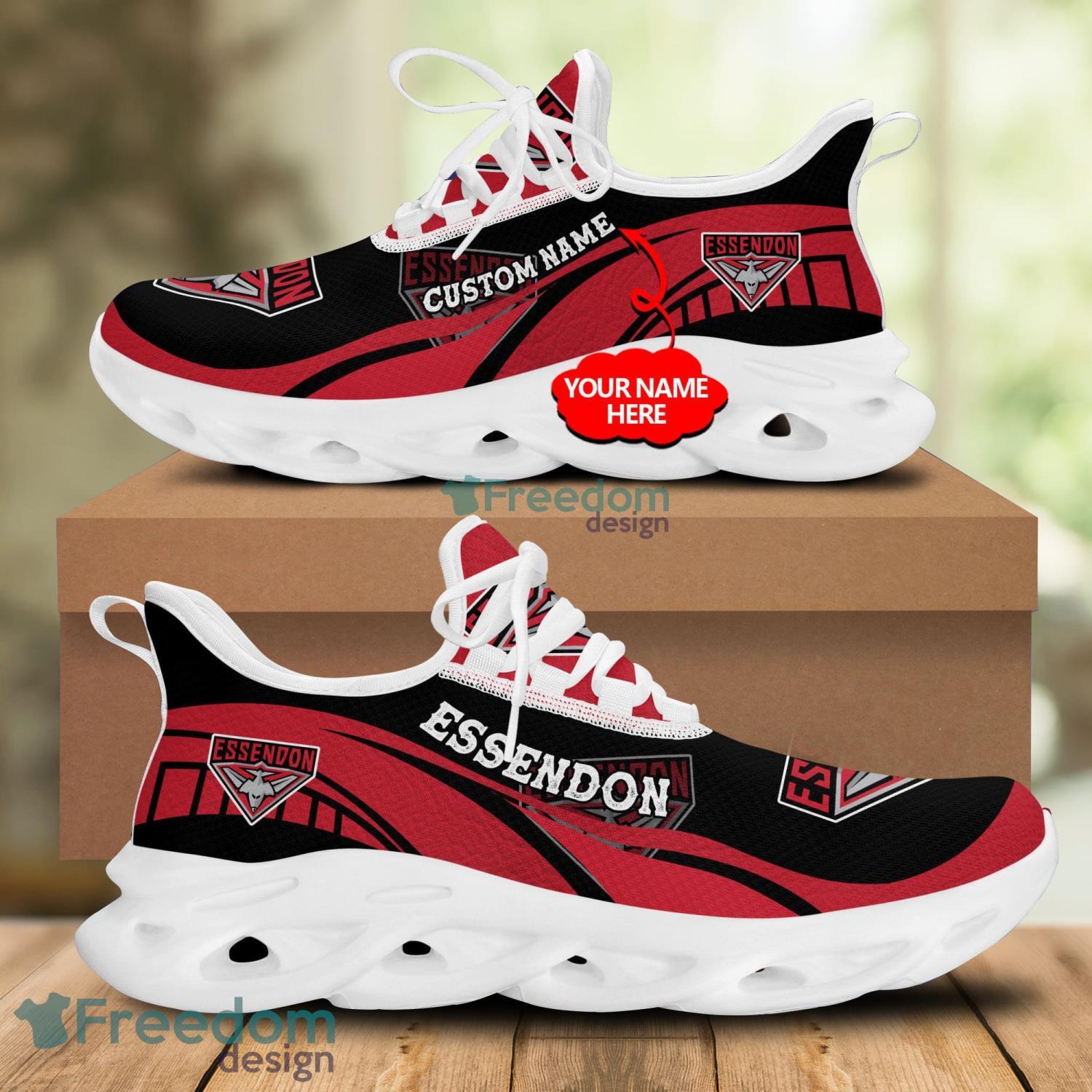 Personalized Name Essendon Football Club Running Shoes Max Soul