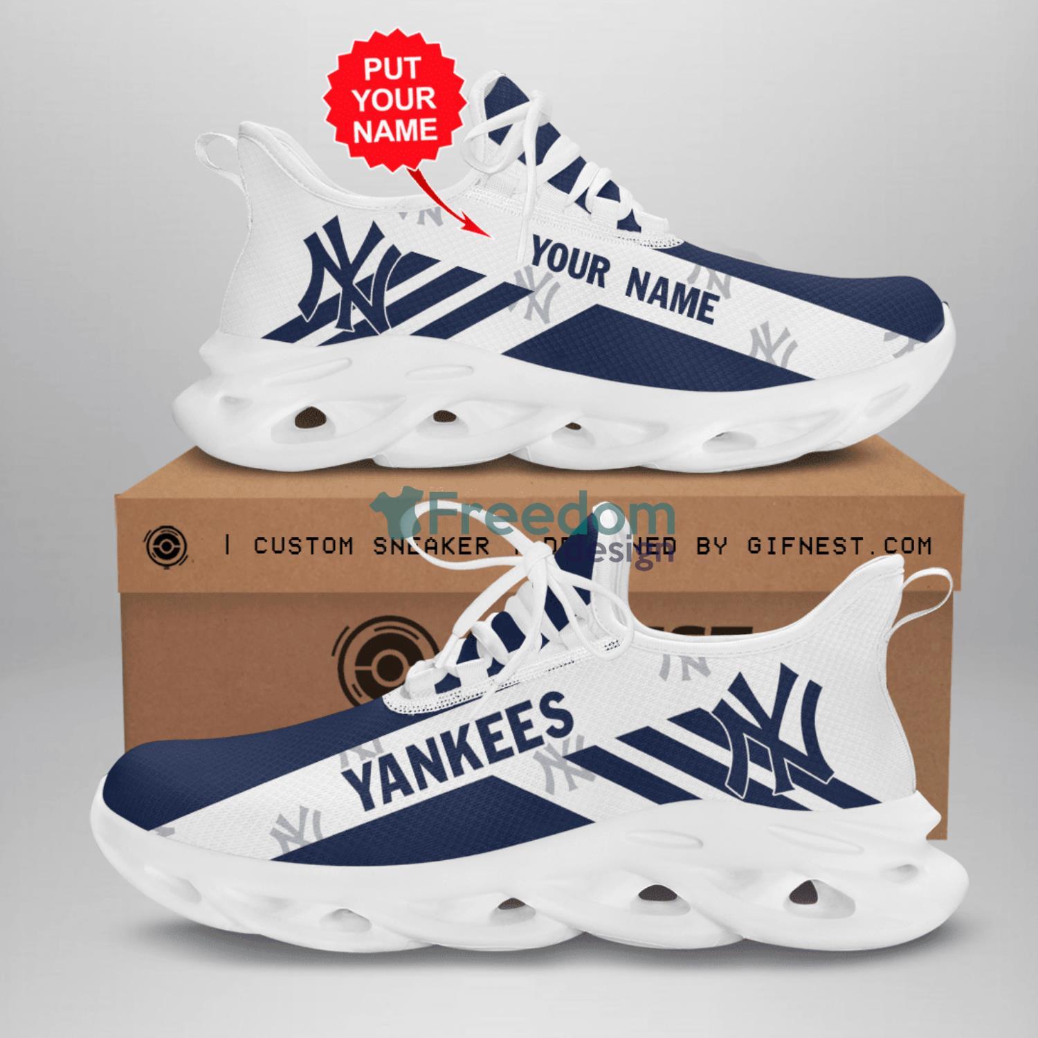 New York Yankees Custom Sneakers Shoes For Men And Women