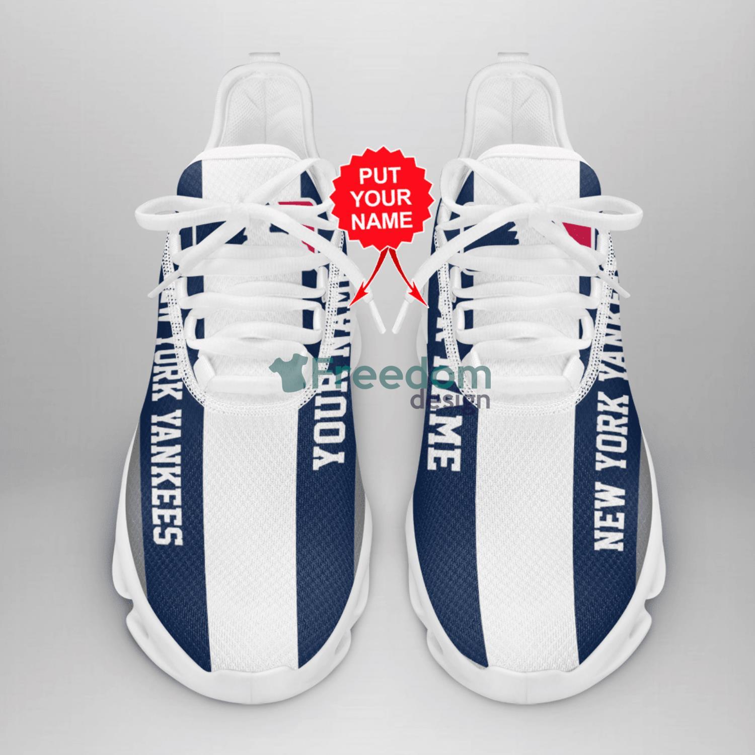 New York Yankees MLB Max Soul Shoes Personalized Chunky Sneakers