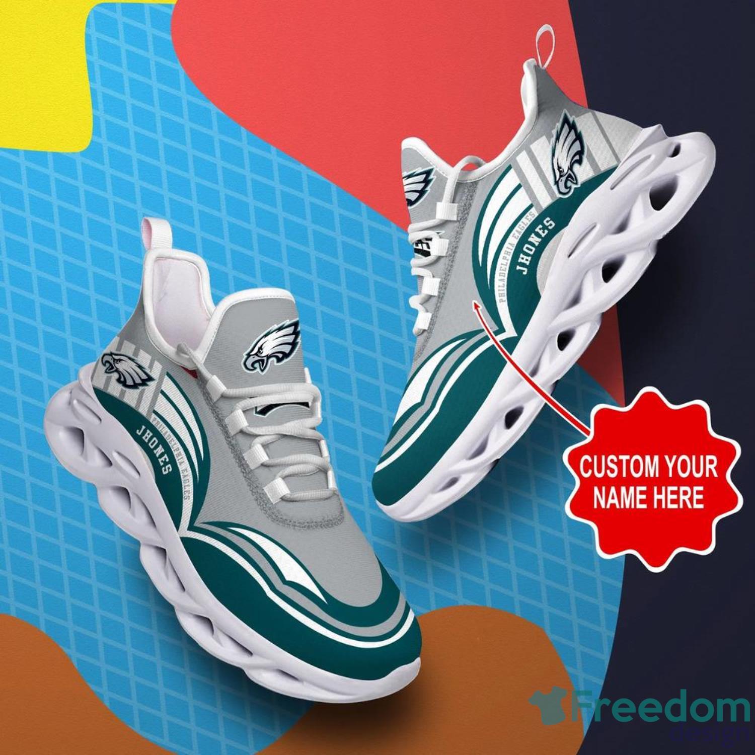 NFL Philadelphia Eagles Shoes Custom Name Sneakers Max Soul Shoes -  Ingenious Gifts Your Whole Family