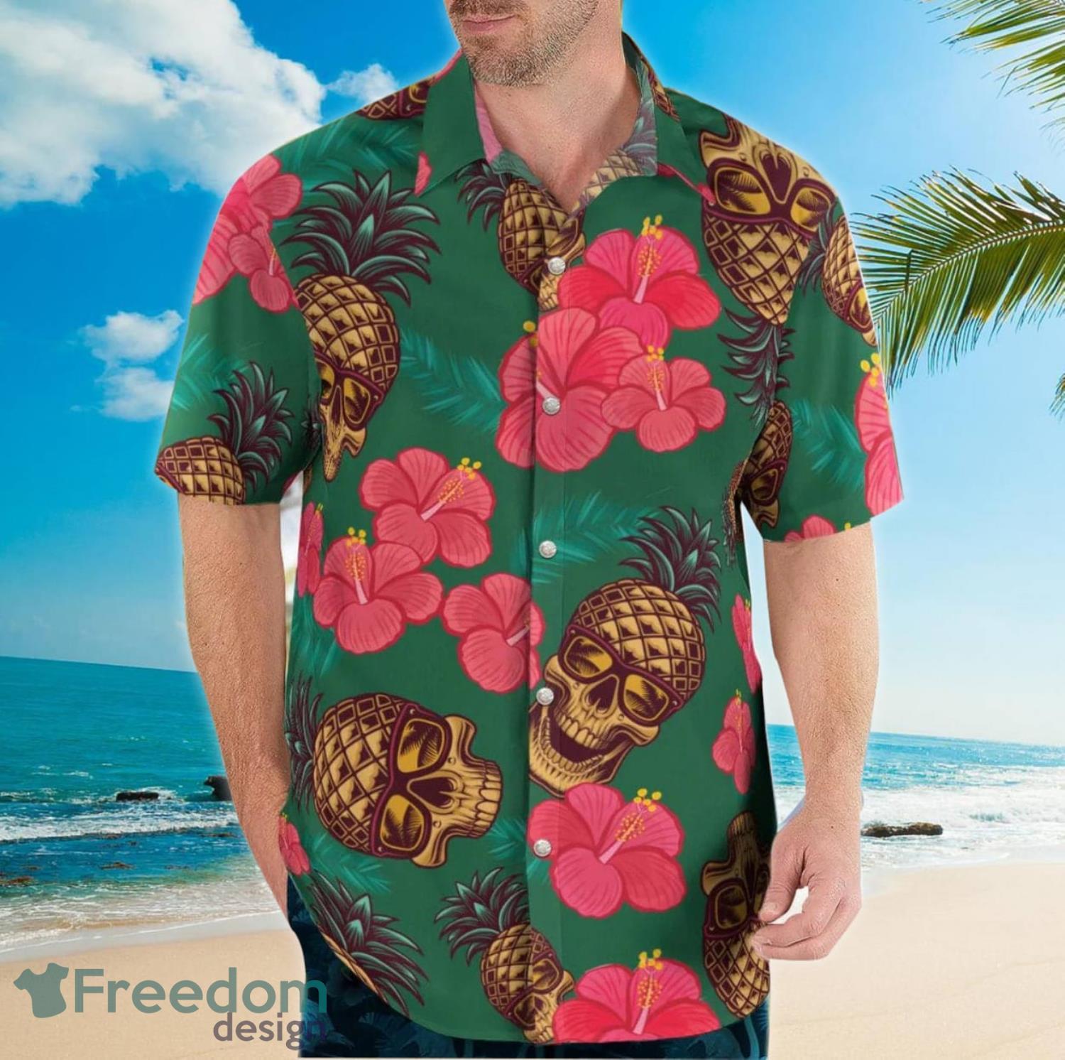 Pineapple Skull Hawaiian Shirt