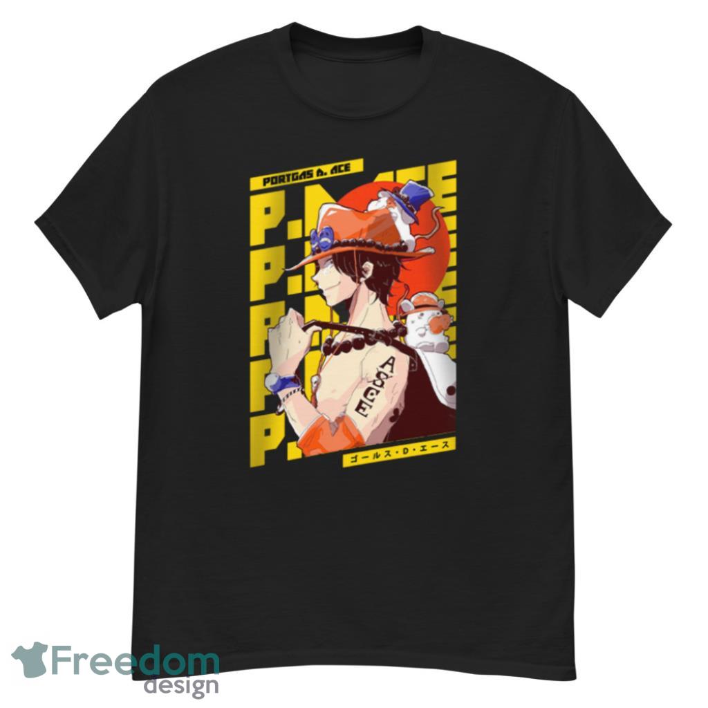 Portgas D. Ace Custom Anime One Piece T-Shirt Product Photo 1
