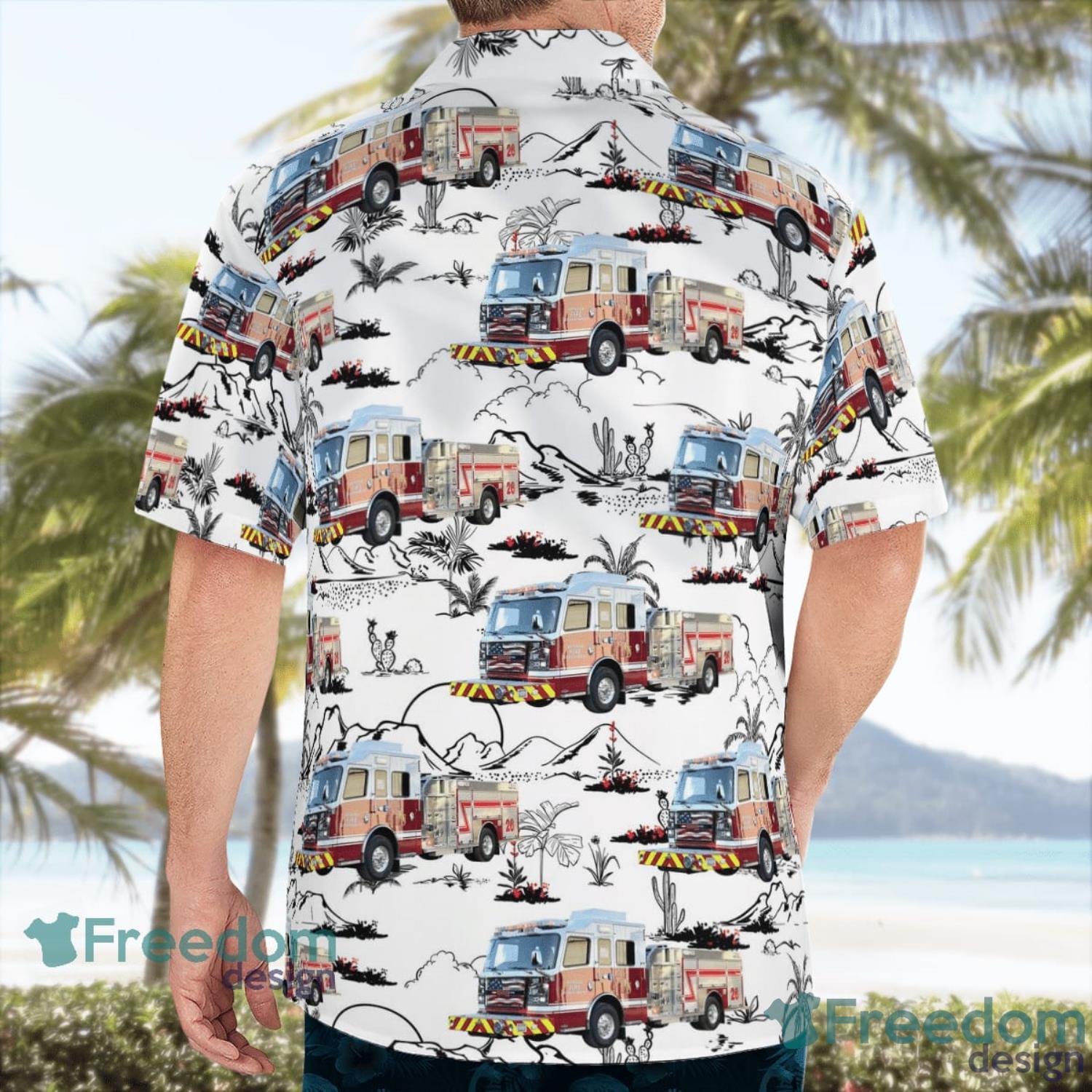 Rendon Fire Department Rendon Texas Short Sleeve Hawaiian Shirt Gift For Summer Product Photo 4 Rendon Fire Department Rendon Texas Short Sleeve Hawaiian Shirt Gift For Summer Product Photo 4