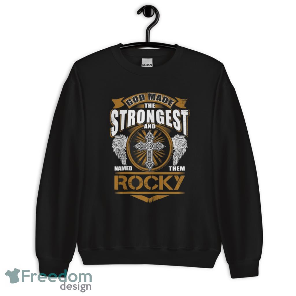 Rocky God Found Strongest And Named Them Rocky Dark T Shirt image Rocky God Found Strongest And Named Them Rocky Dark T-Shirt Product Photo 3