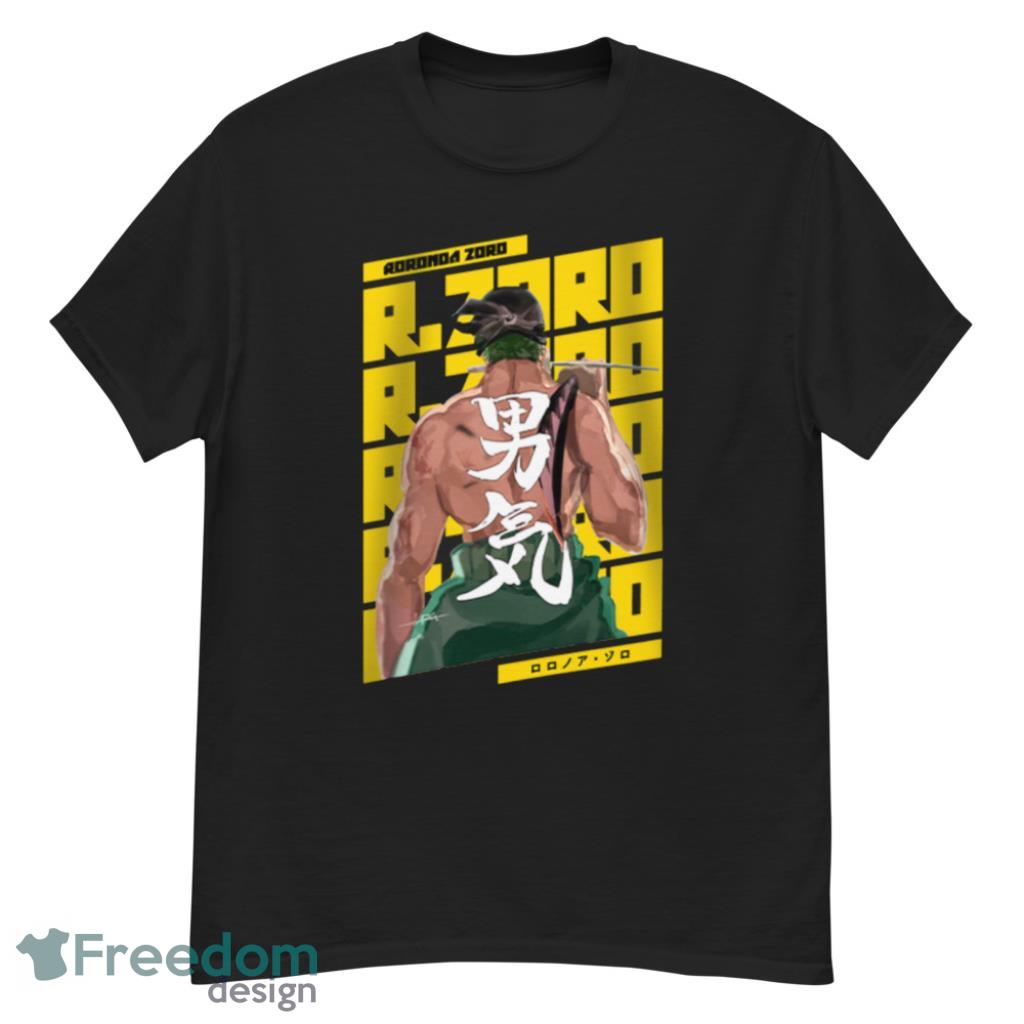 Roronoa Zoro Custom Anime One Piece T-Shirt Product Photo 1