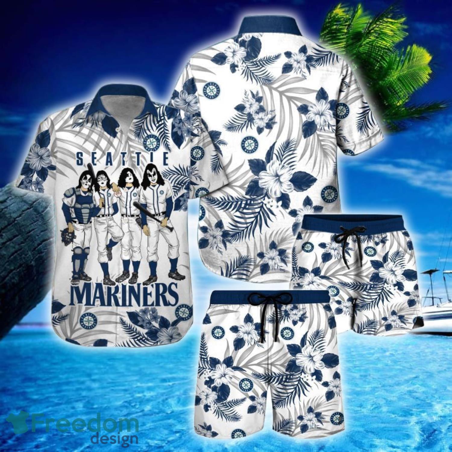 Seattle Mariners Mlb Hawaiian Shirt And Short