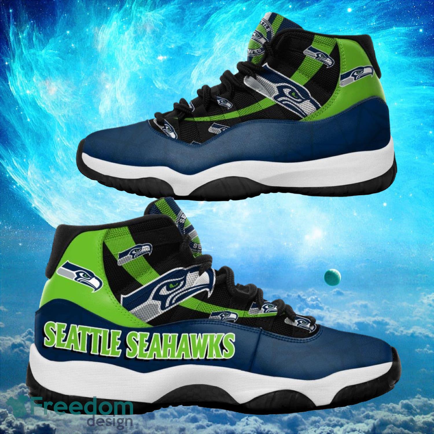 Seahawks Leather Boots Shoes