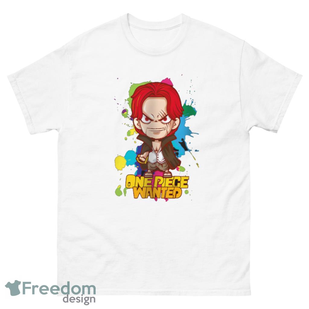Shanks Red Hair Yonko Custom Anime One Piece Chibi T Shirt