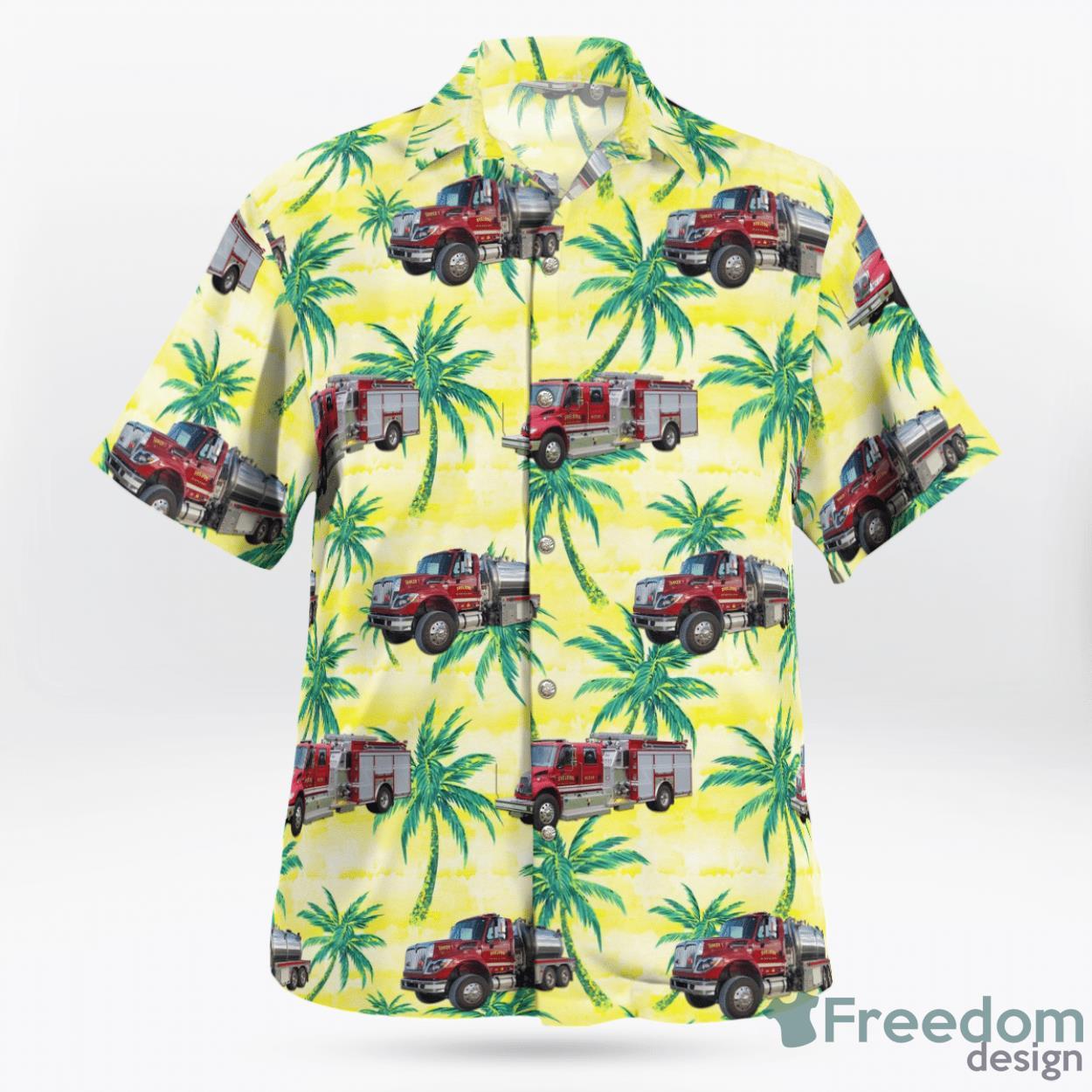 Springfield Missouri MO Fire Department Aloha Summer Gift Hawaiian