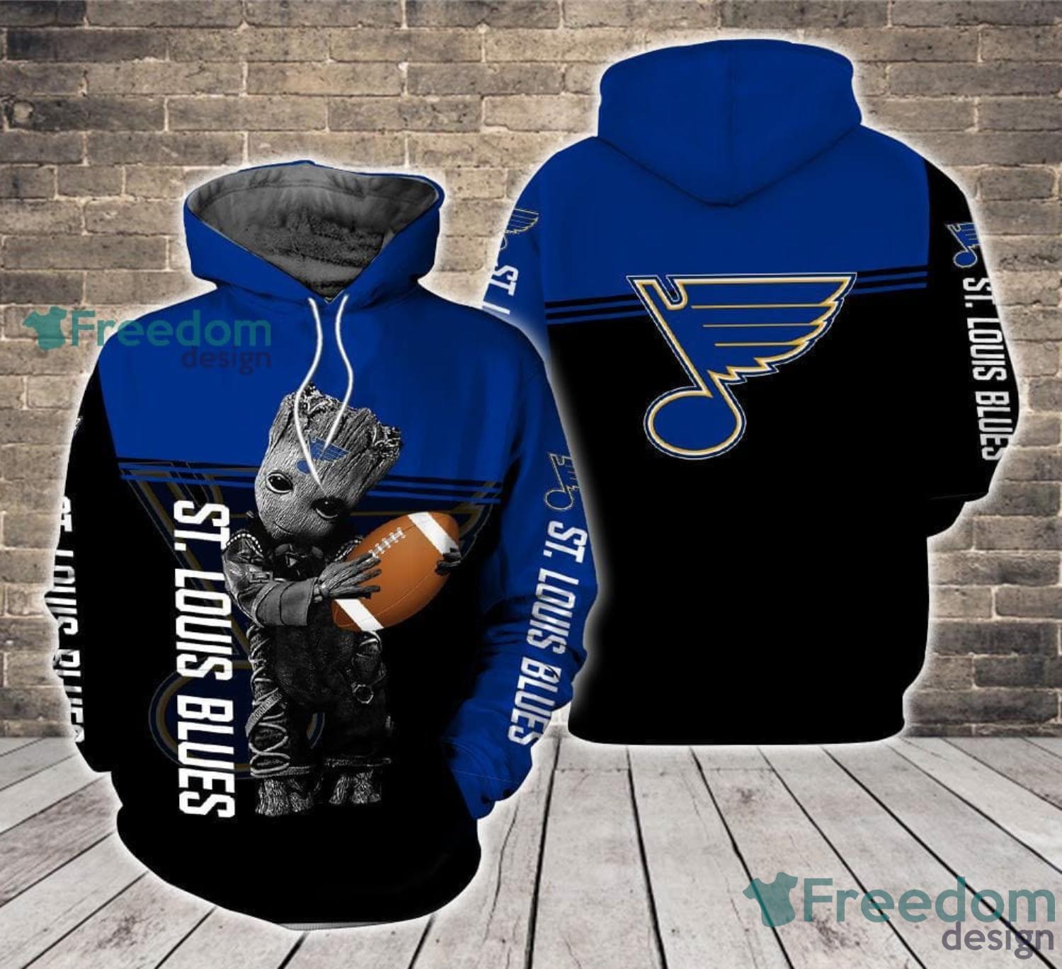 St. Louis Blues Hoodies 3D cartoon graphic Sweatshirt for fan