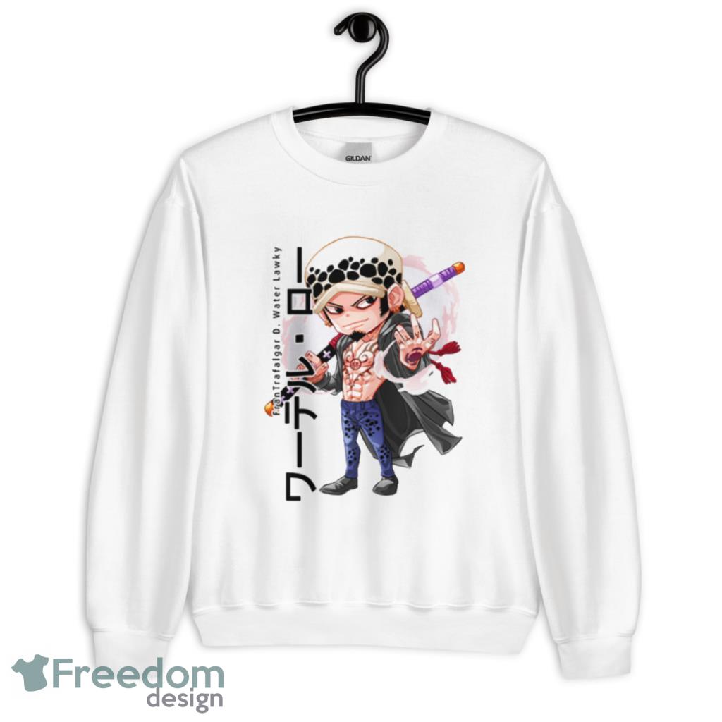 Surgeon of Death Law Custom Anime One Piece Chibi T-Shirt Product Photo 1