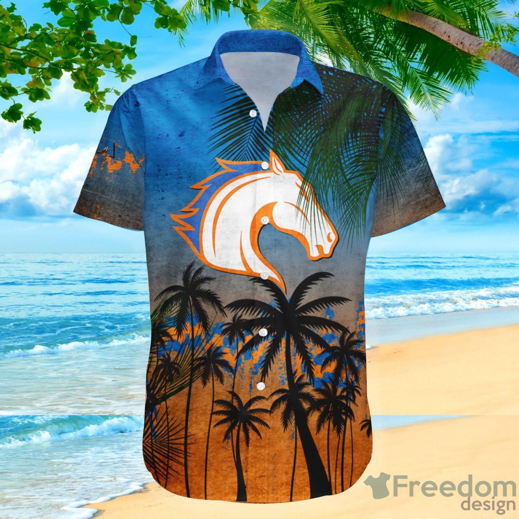 Houston Texans Hawaiian Shirt Tropical Pattern Coconut Tree