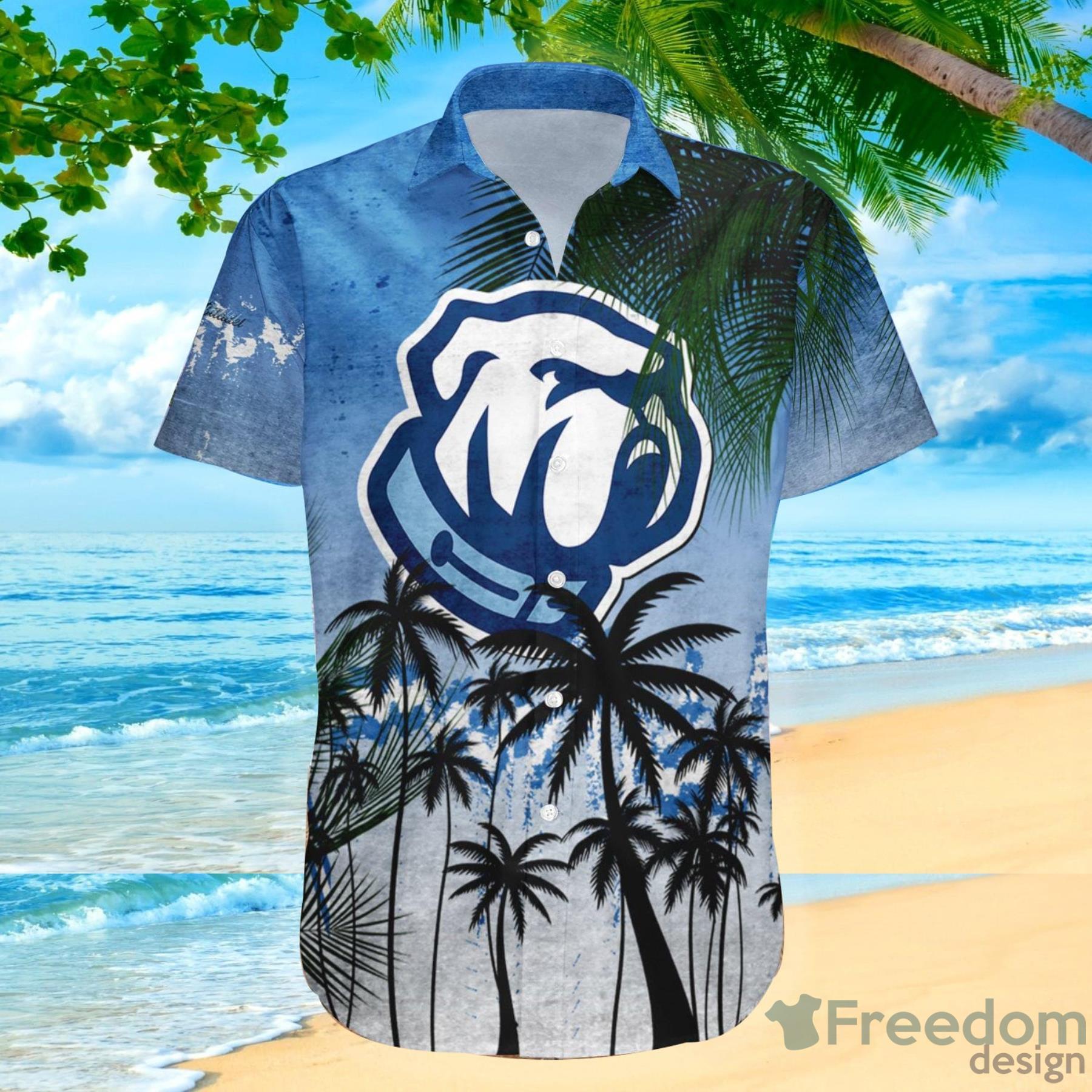 Cheap Green Tropical Beach Bluey Hawaiian Shirt, Bluey T Shirt For