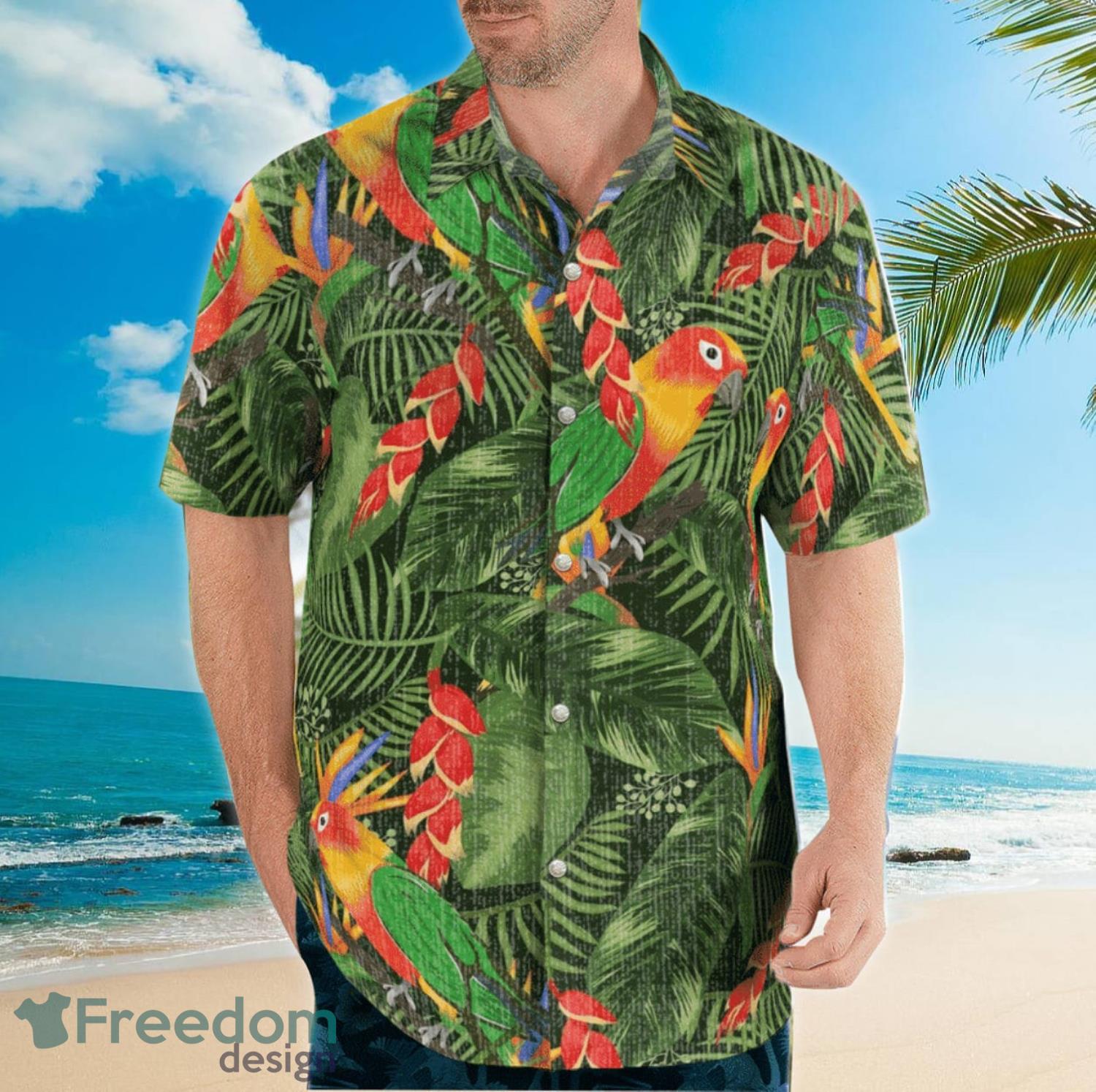 InterestPrint Tropical Paradise Custom Art Hawaiian Shirt - Soft Fabric, Relaxed Fit M