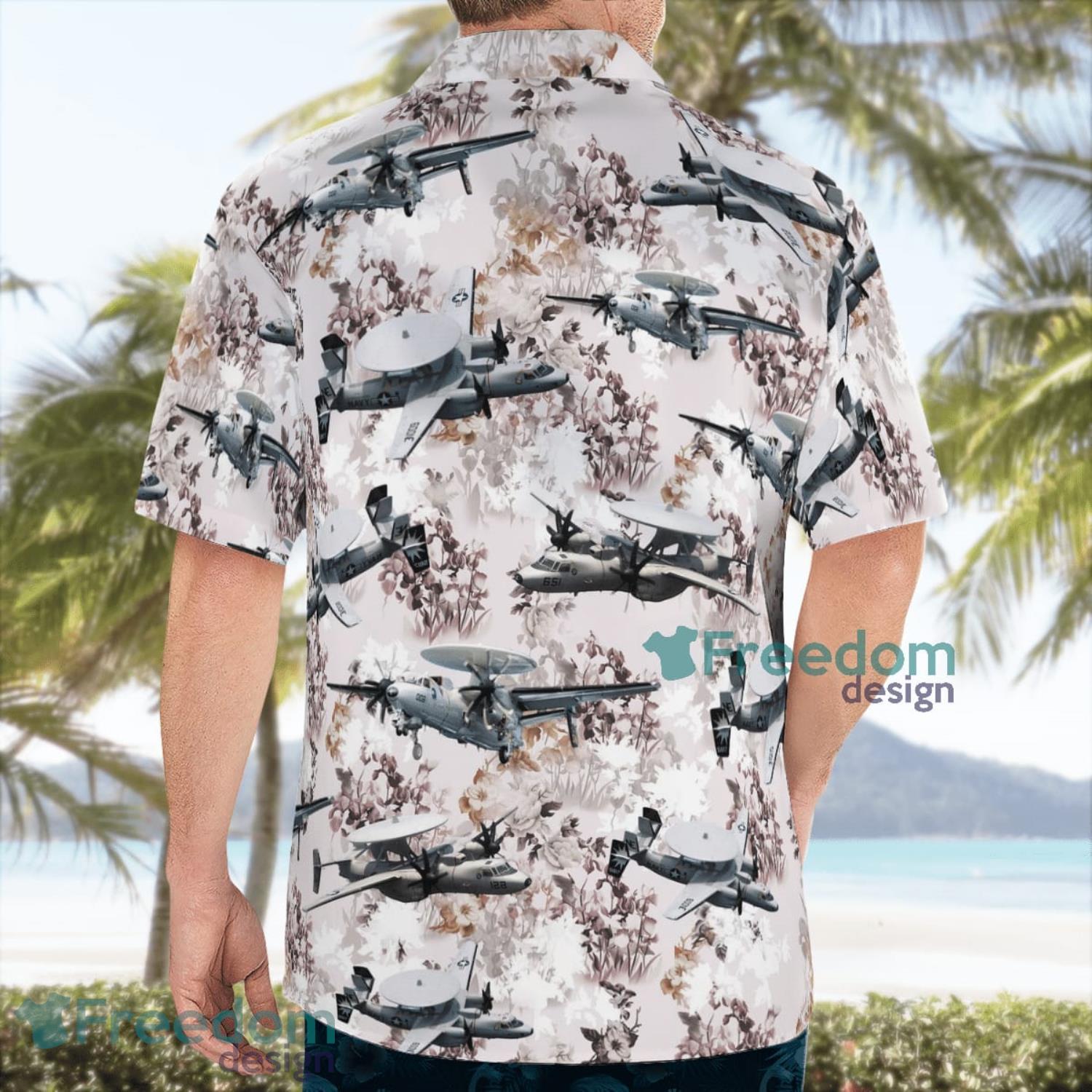 US Navy Northrop Grumman E 2 Hawkeye Summer Gift Aloha Hawaiian Shirt image US Navy Northrop Grumman E-2 Hawkeye Summer Gift Aloha Hawaiian Shirt Product Photo 2