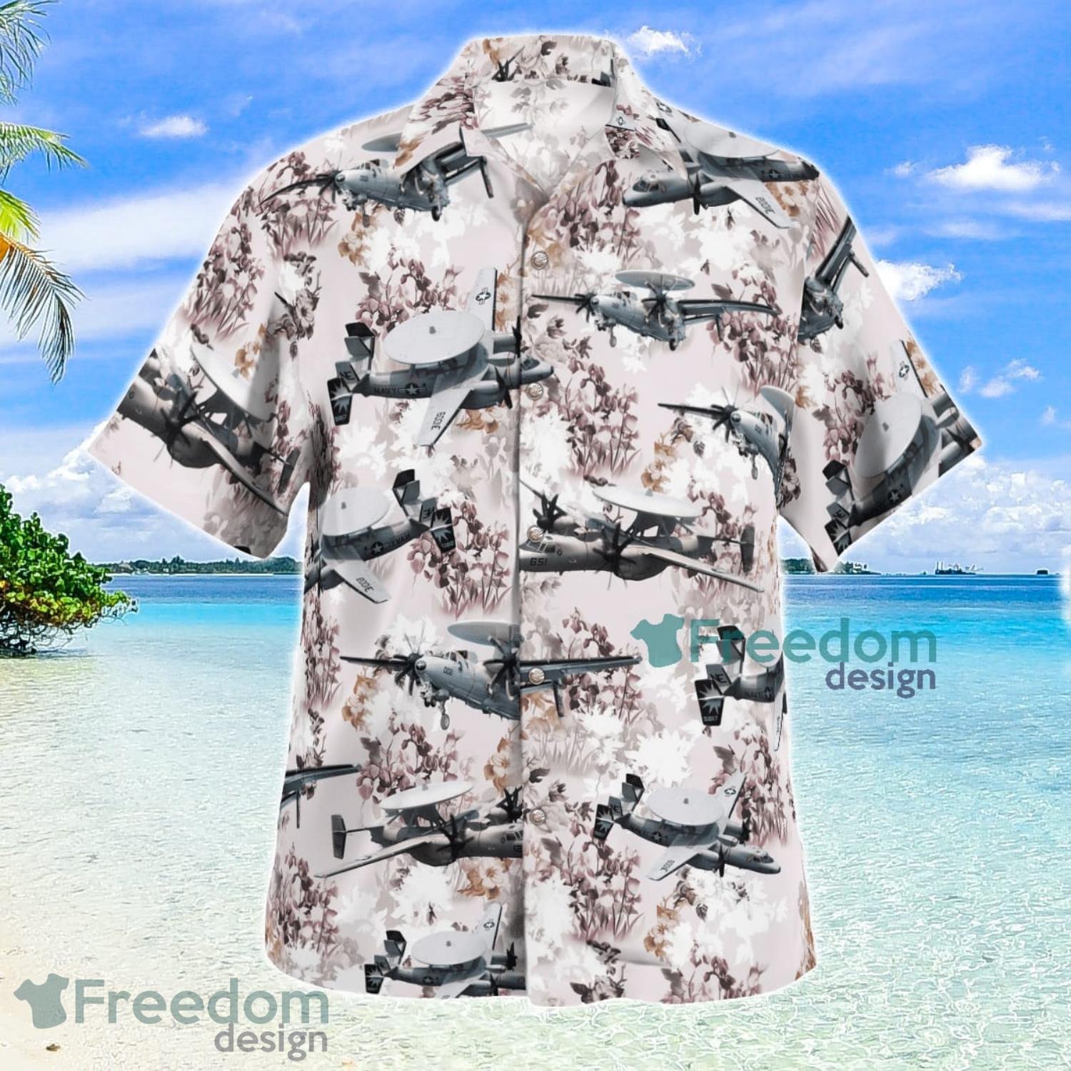 US Navy Northrop Grumman E-2 Hawkeye Summer Gift Aloha Hawaiian Shirt Product Photo 3 US Navy Northrop Grumman E-2 Hawkeye Summer Gift Aloha Hawaiian Shirt Product Photo 3