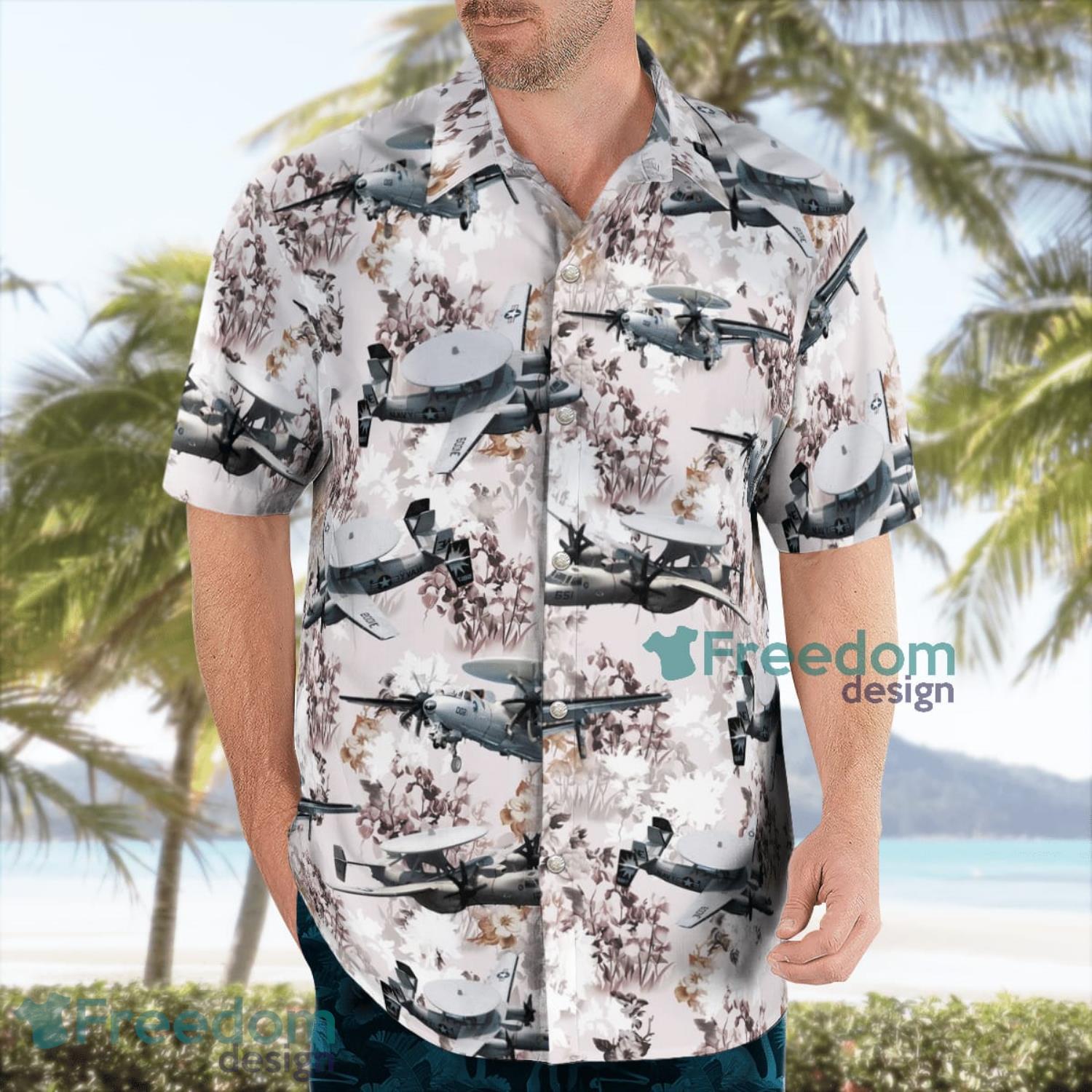 US Navy Northrop Grumman E-2 Hawkeye Summer Gift Aloha Hawaiian Shirt Product Photo 4 US Navy Northrop Grumman E-2 Hawkeye Summer Gift Aloha Hawaiian Shirt Product Photo 4