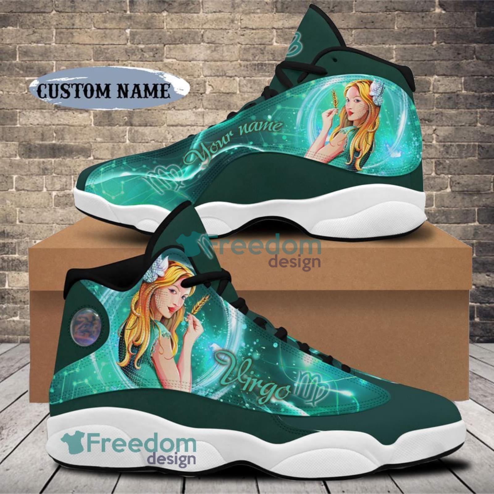 Virgo September Birthday September Custom Name Air Jordan 13 Shoes Birthday Gift For Men And Women - September Birthday Air Jordan 13 September Shoes Personalized Sneakers Sport V039