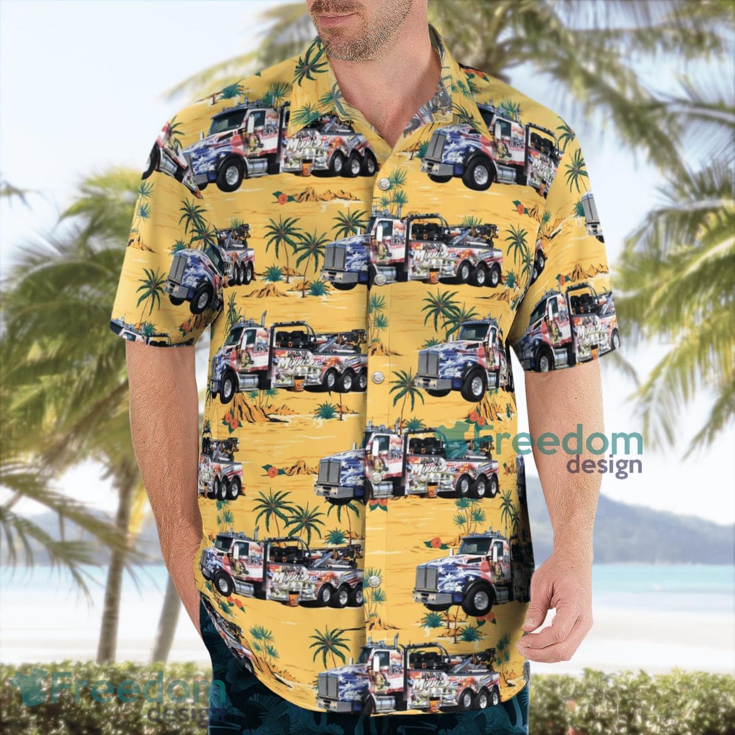 Winchester Virginia Minnick’s Towing & Recovery Summer Gift Aloha Hawaiian Shirt Product Photo 3 Winchester Virginia Minnick’s Towing & Recovery Summer Gift Aloha Hawaiian Shirt Product Photo 3