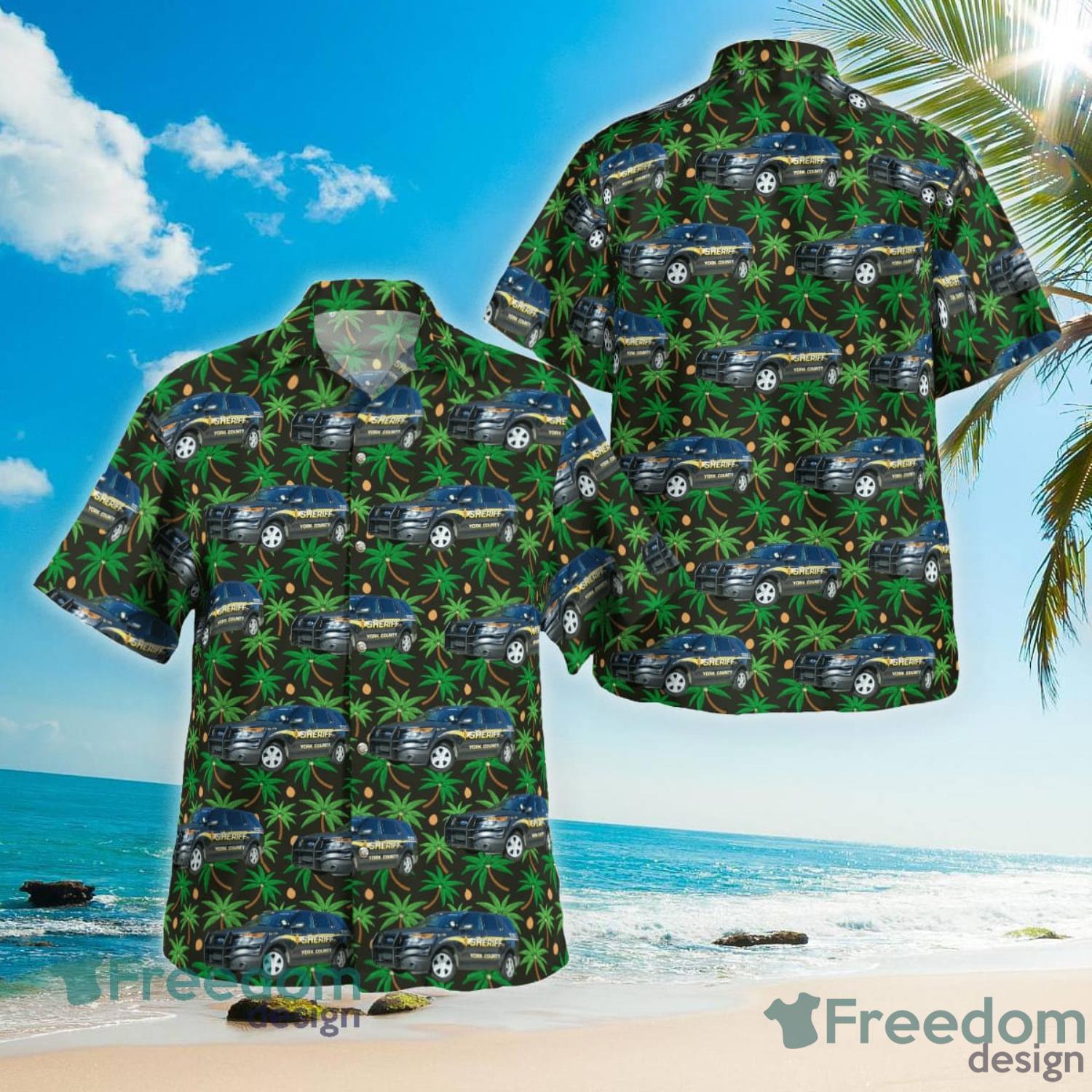 York South Carolina York County Sheriff's Office Aloha Summer Gift Hawaiian Shirt Product Photo 1
