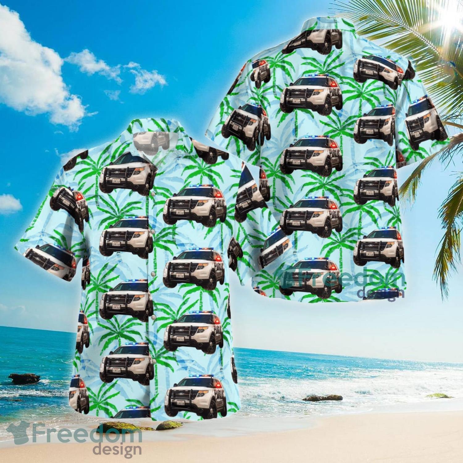 Yreka Police Department California Summer Gift Aloha Hawaiian Shirt Product Photo 1