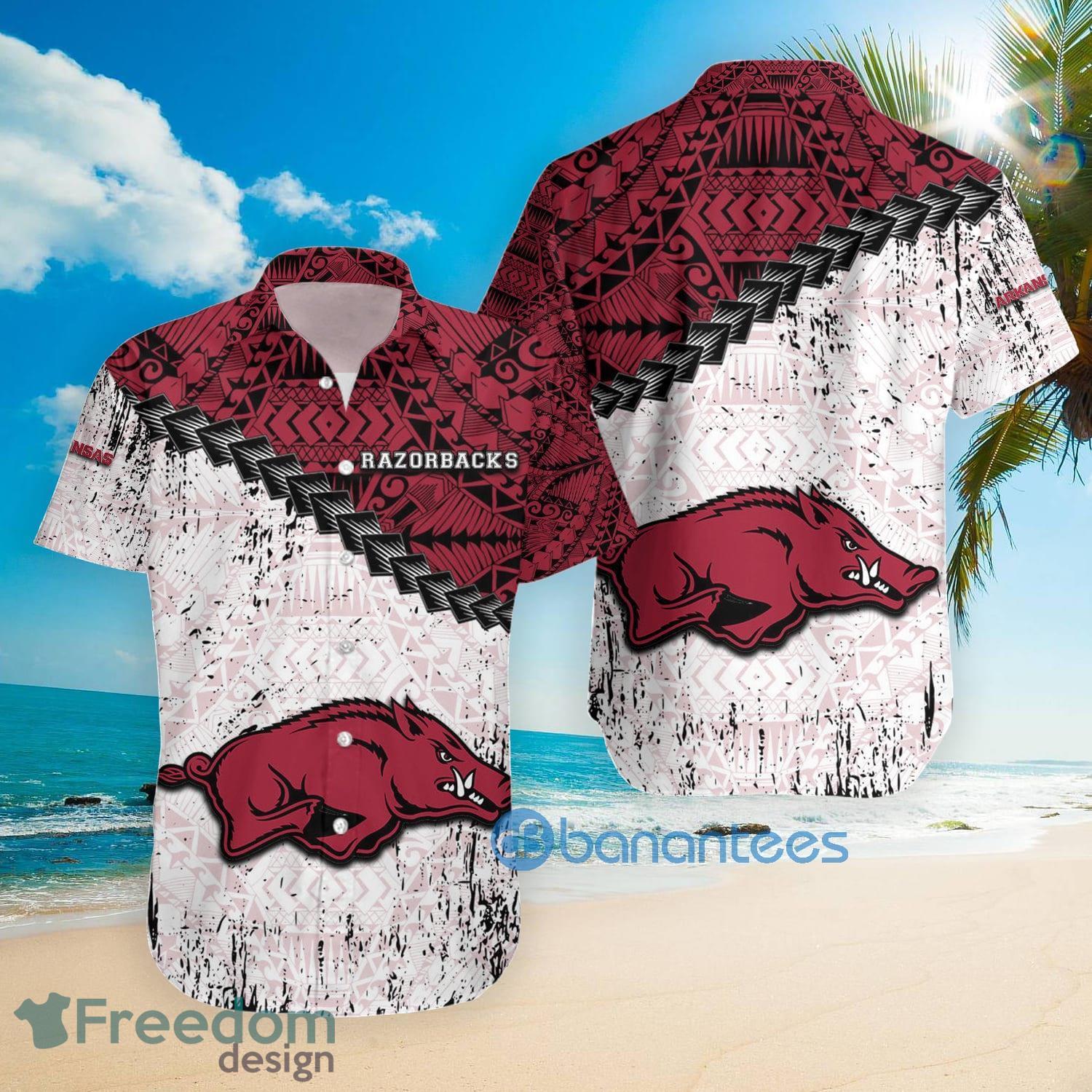 Arkansas Razorbacks NCAA Flower Hawaiian Shirt - Growkoc