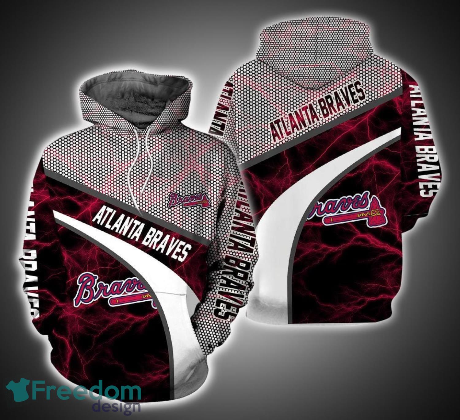 Personalized Atlanta Braves 3D Hoodie For Sport Team - Freedomdesign