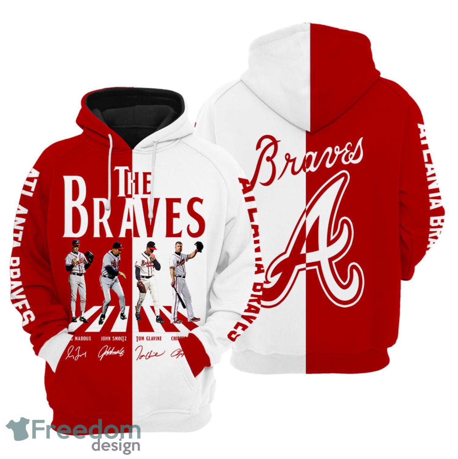 Atlanta Braves 3D Hoodie Zip Hoodie For Men Women - T-shirts Low Price