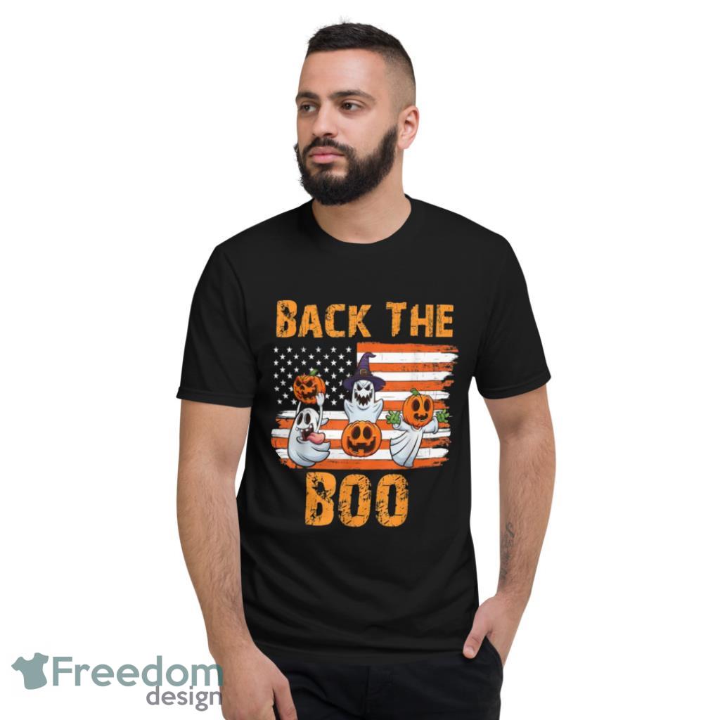 Back The Boo American Flag Costume Halloween T-Shirt Product Photo 2